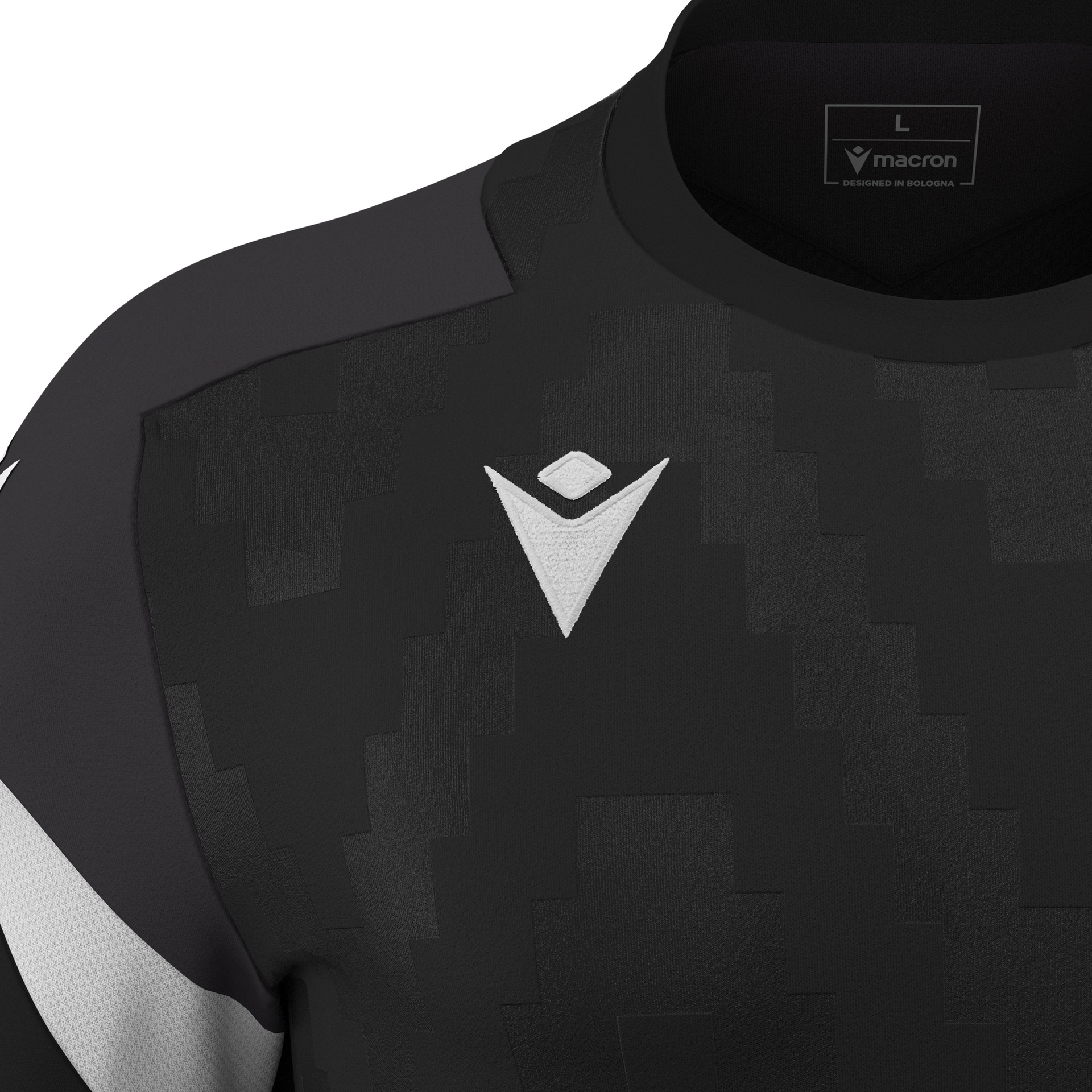 Macron Totem shirt - zwart/wit, foto 3 van 6