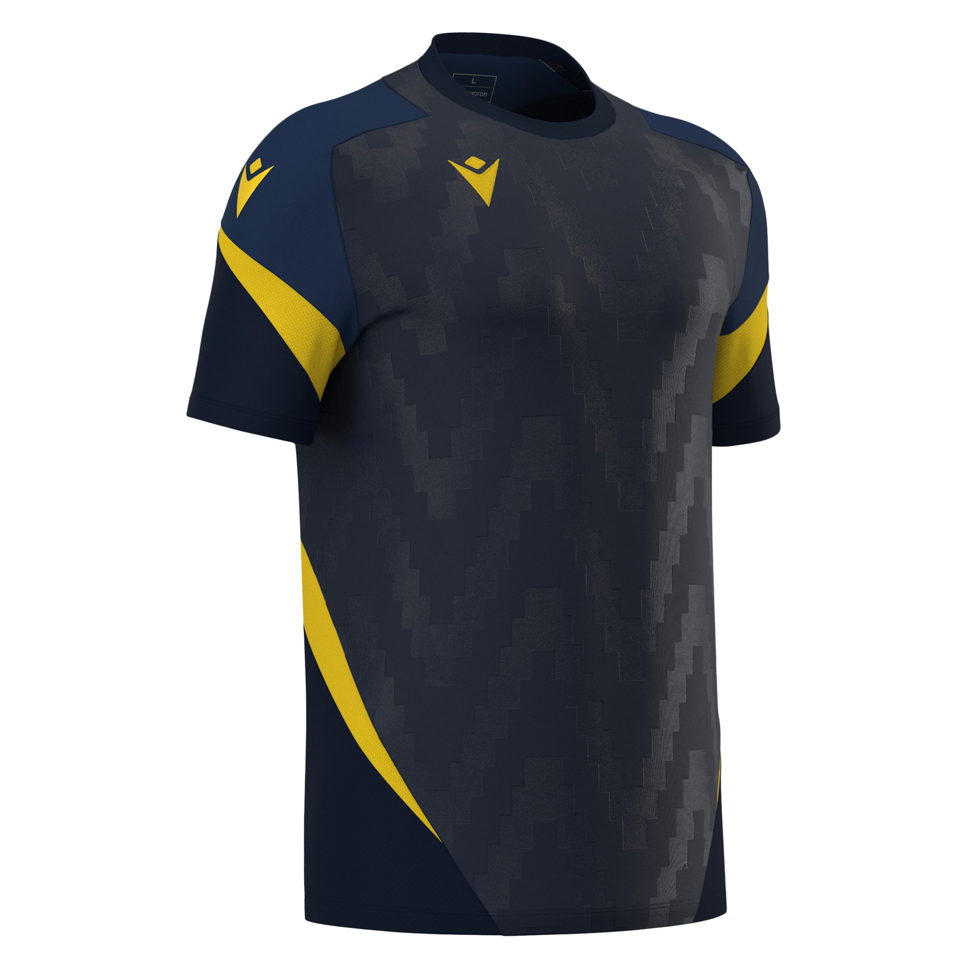 Macron Totem shirt - navy/geel