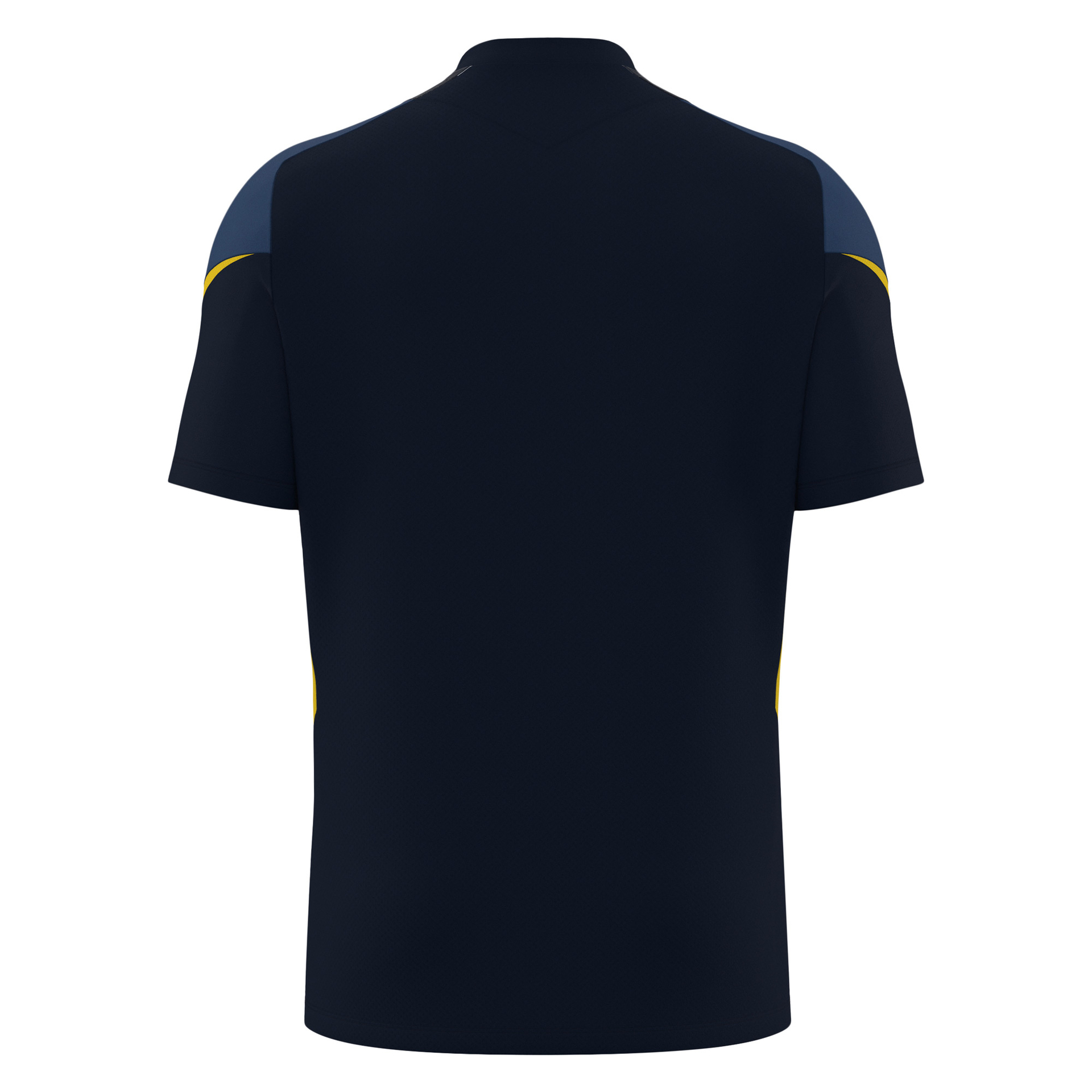 Macron Totem shirt - navy/geel, foto 6 van 6