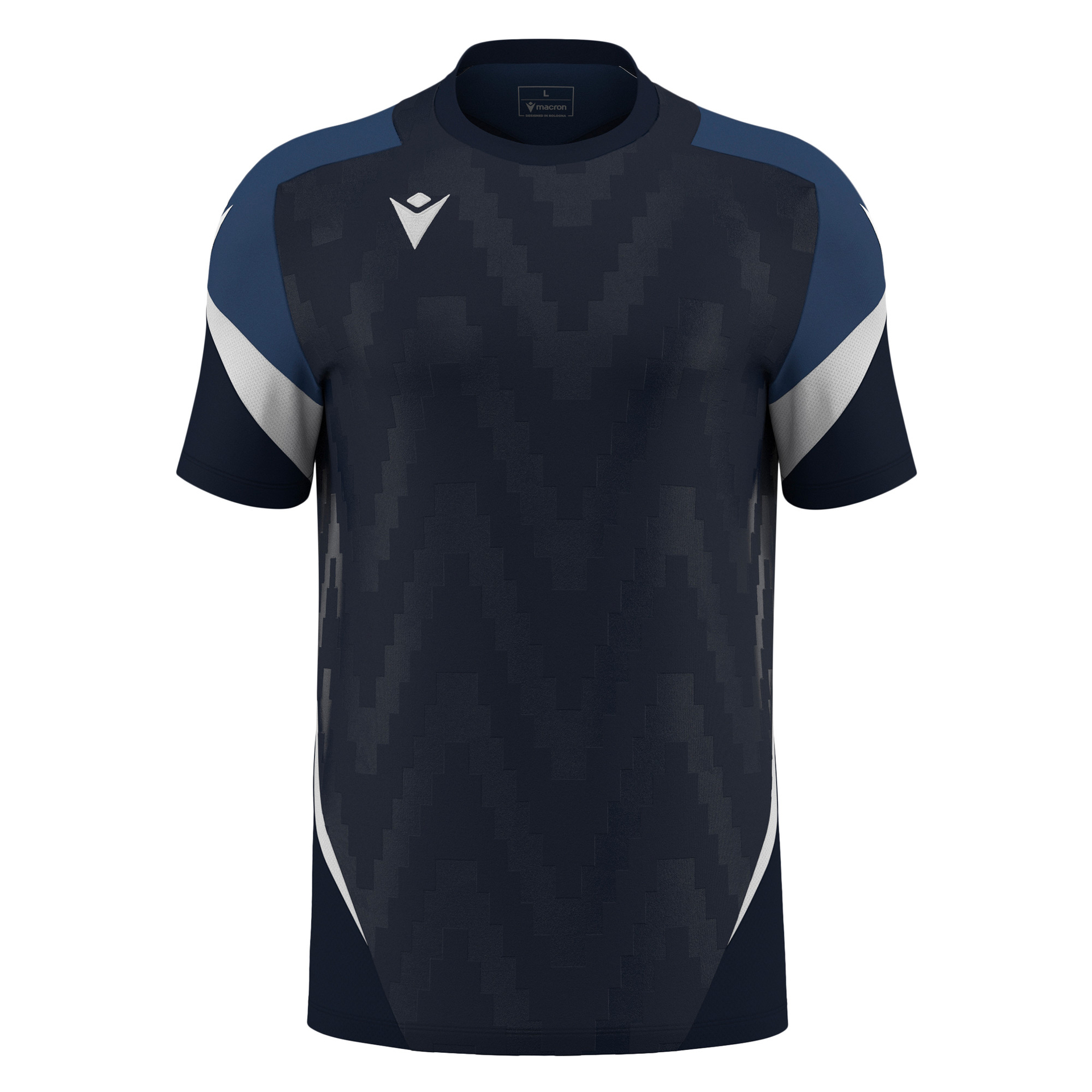 Macron Totem shirt - navy/wit, foto 2 van 6