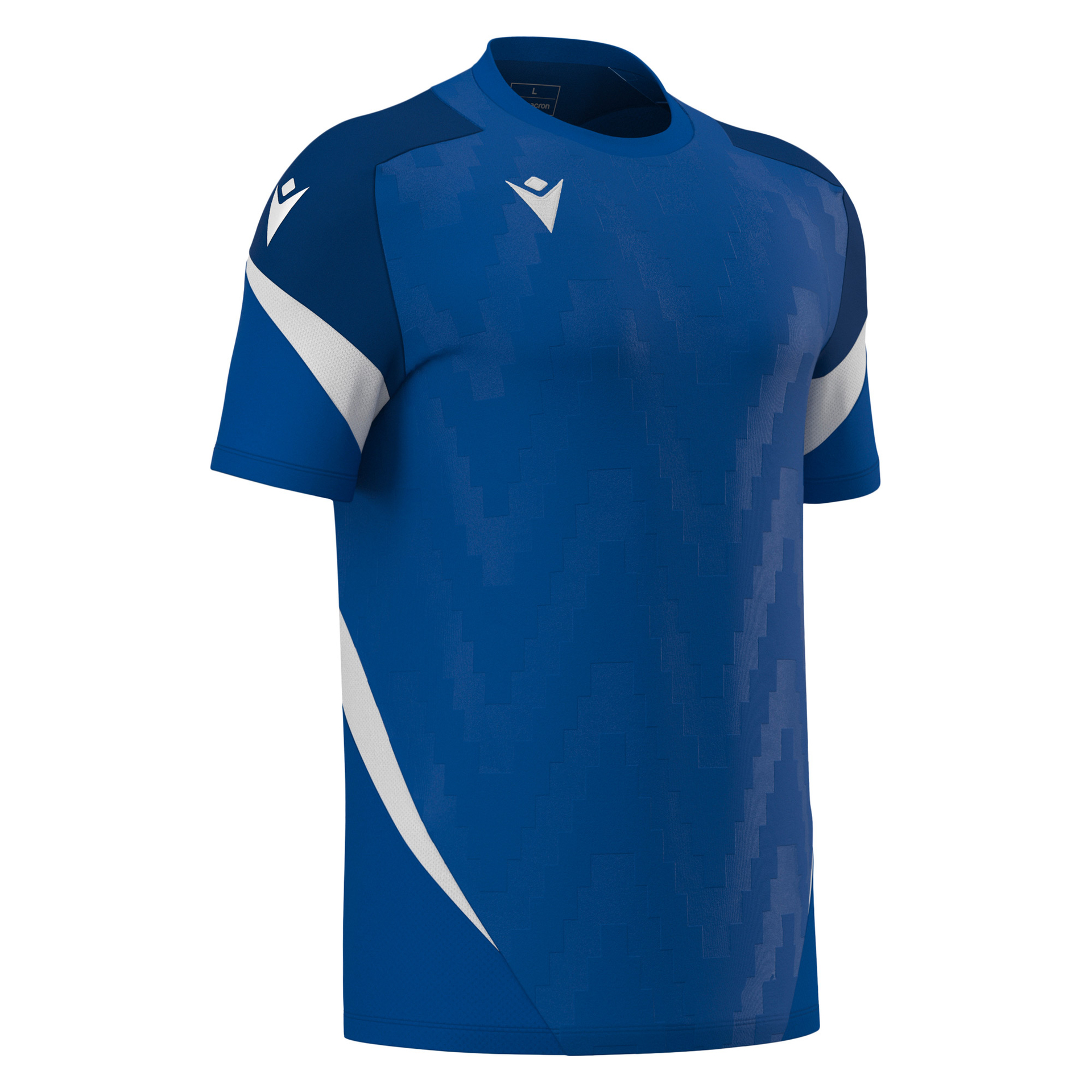 Macron Totem shirt - blauw/wit