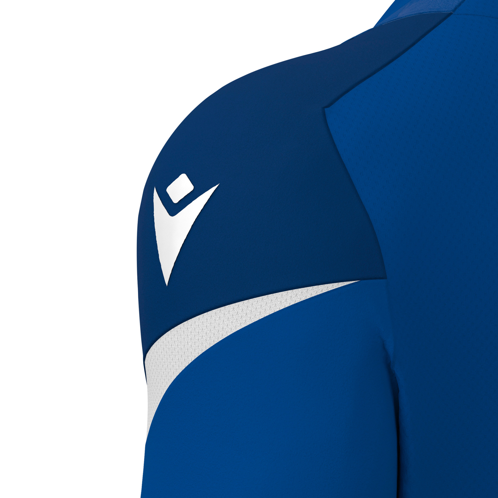 Macron Totem shirt - blauw/wit, foto 4 van 6
