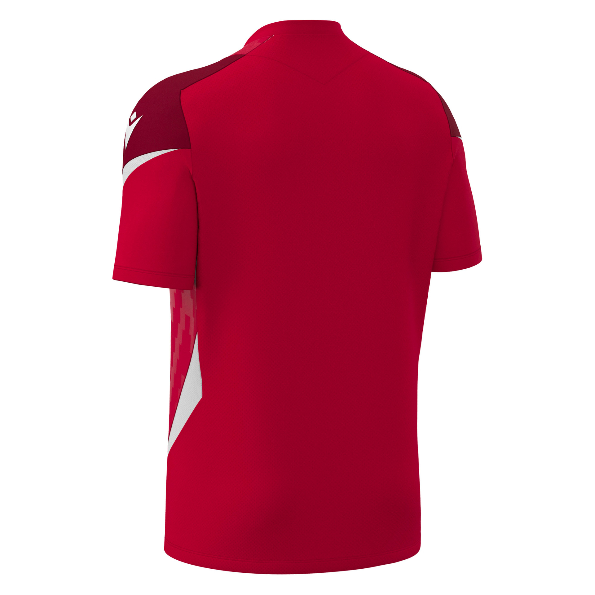 Macron Totem shirt - rood/wit, foto 4 van 6