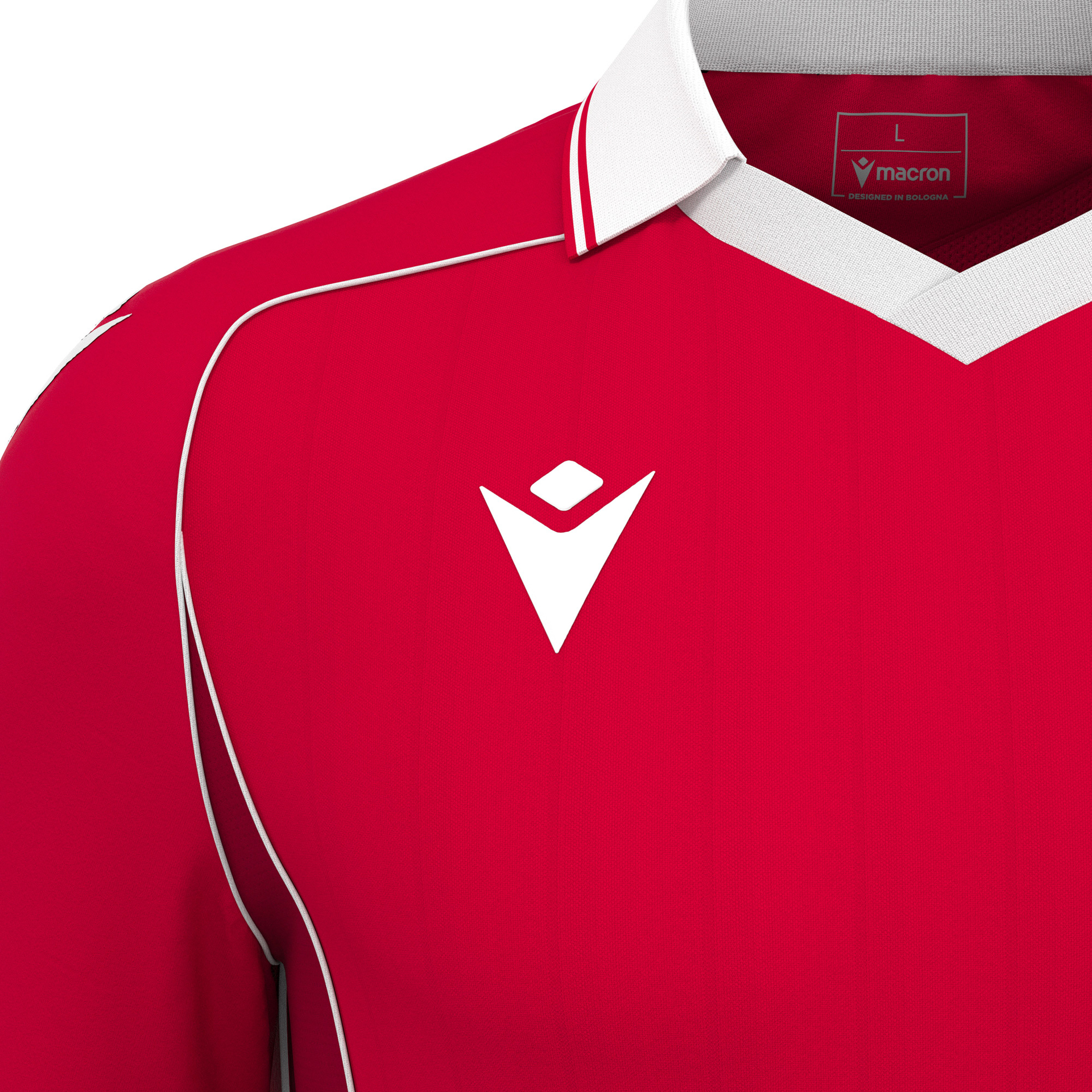 Macron Warden shirt - rood, foto 4 van 6