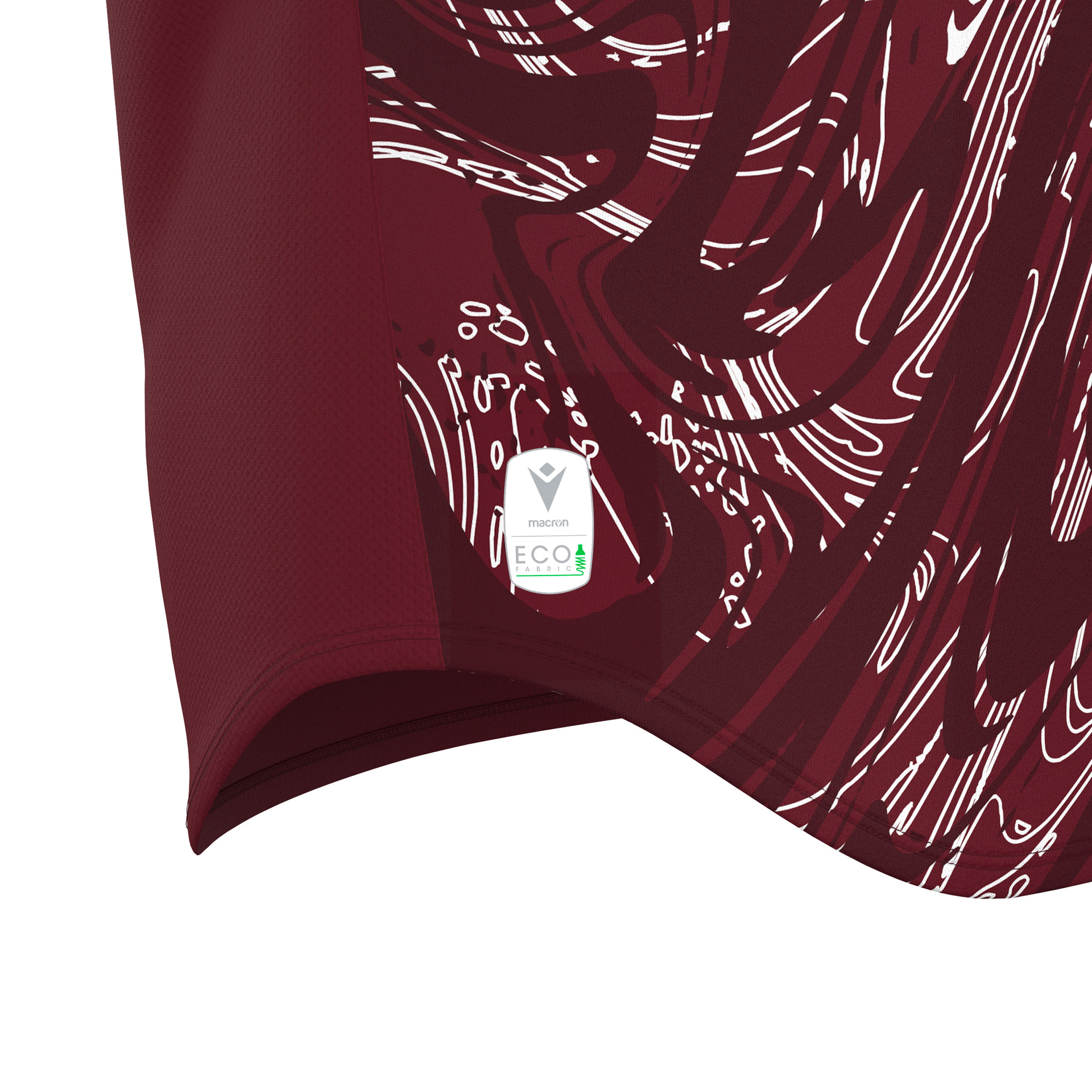 Macron Arcane shirt - bordeaux rood, foto 6 van 6