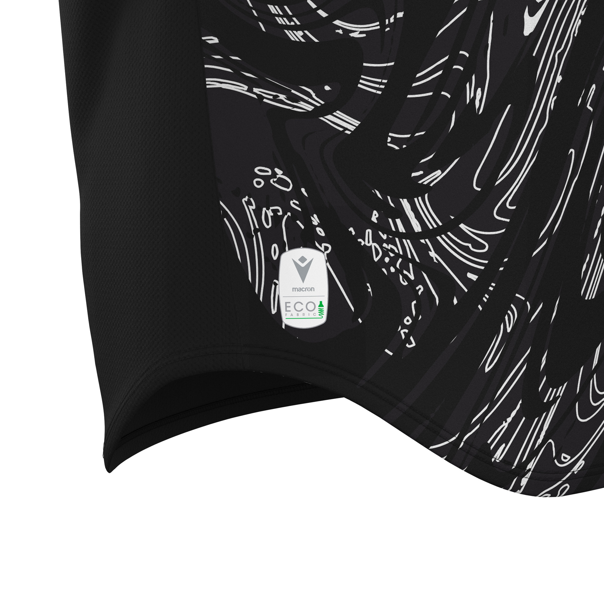 Macron Arcane shirt - zwart/wit, foto 6 van 6