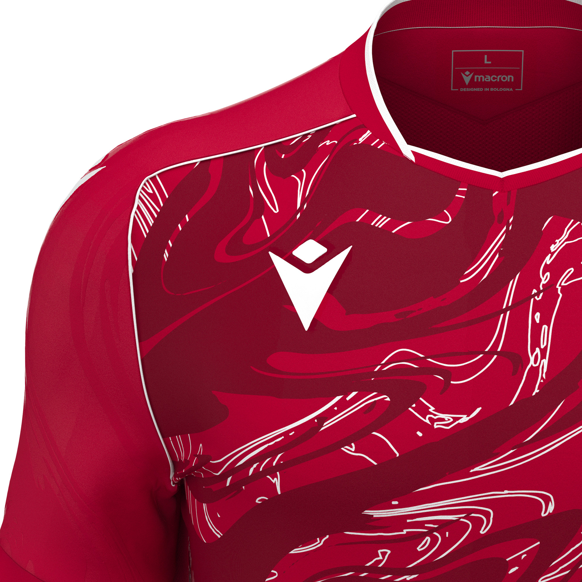 Macron Arcane shirt - rood, foto 4 van 6