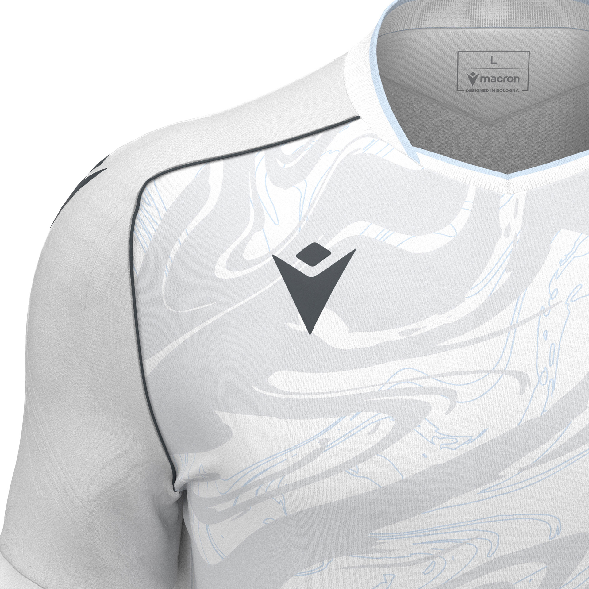 Macron Arcane shirt - wit/zilver, foto 4 van 6