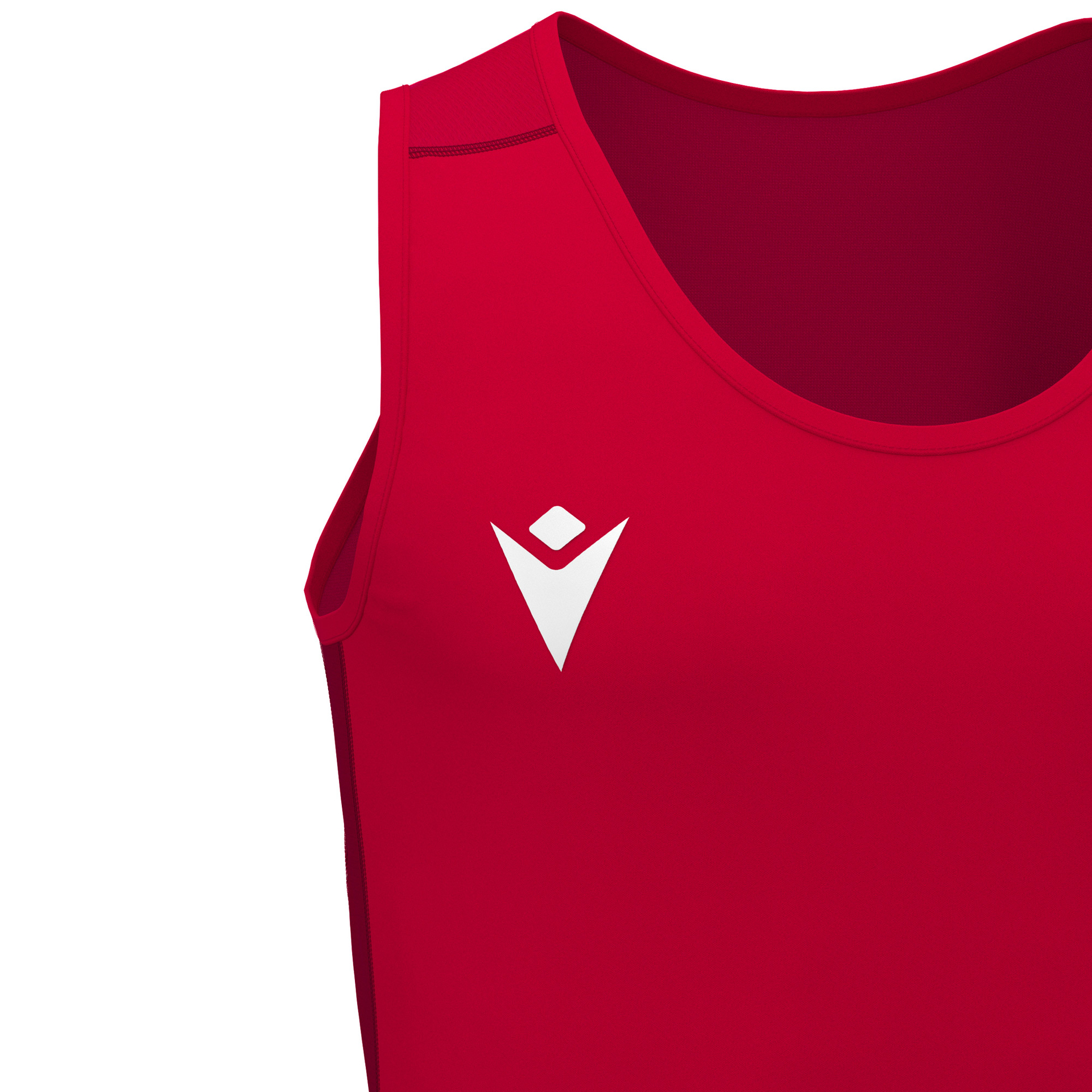 Macron Javelin singlet - rood, foto 3 van 6