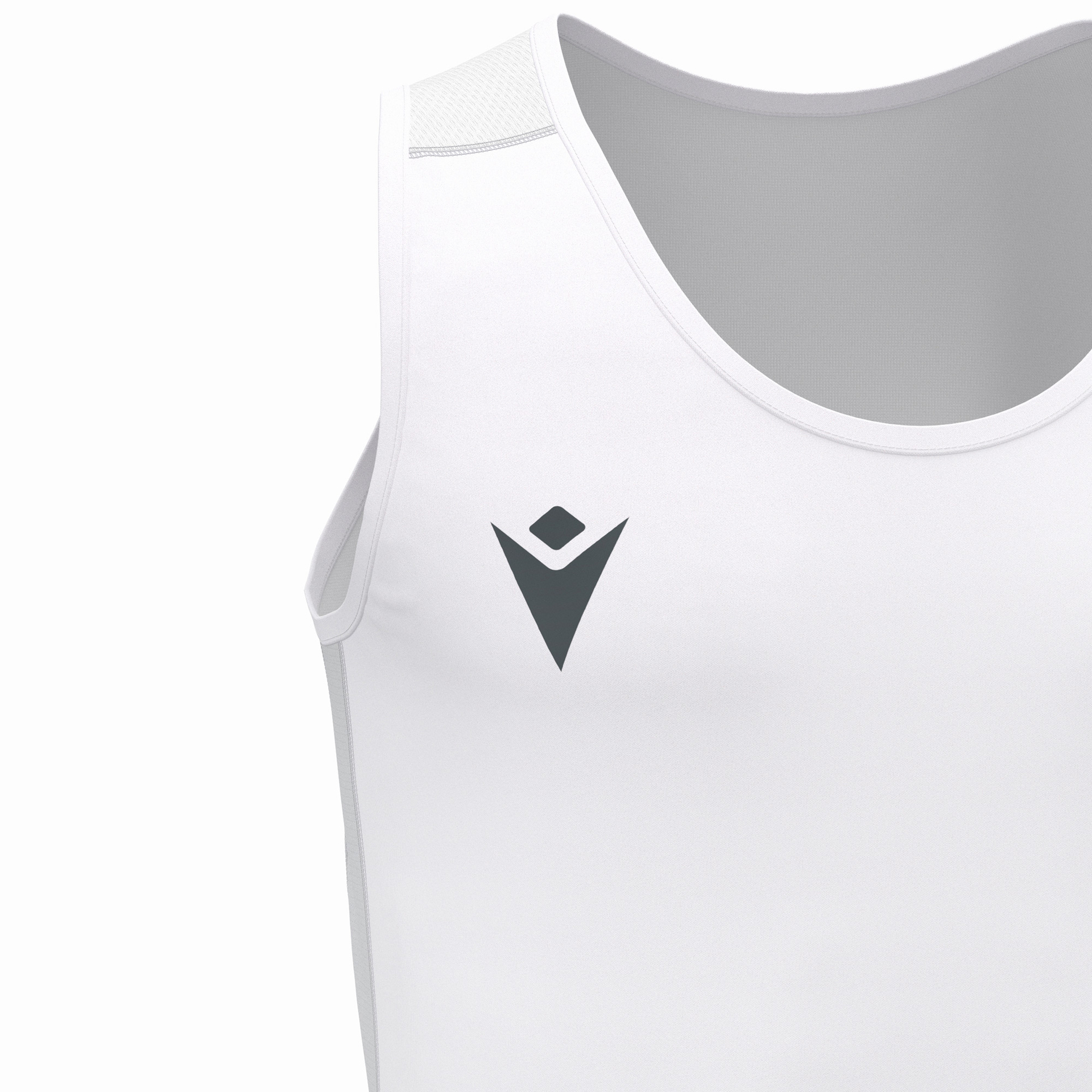 Macron Javelin singlet - wit, foto 3 van 6
