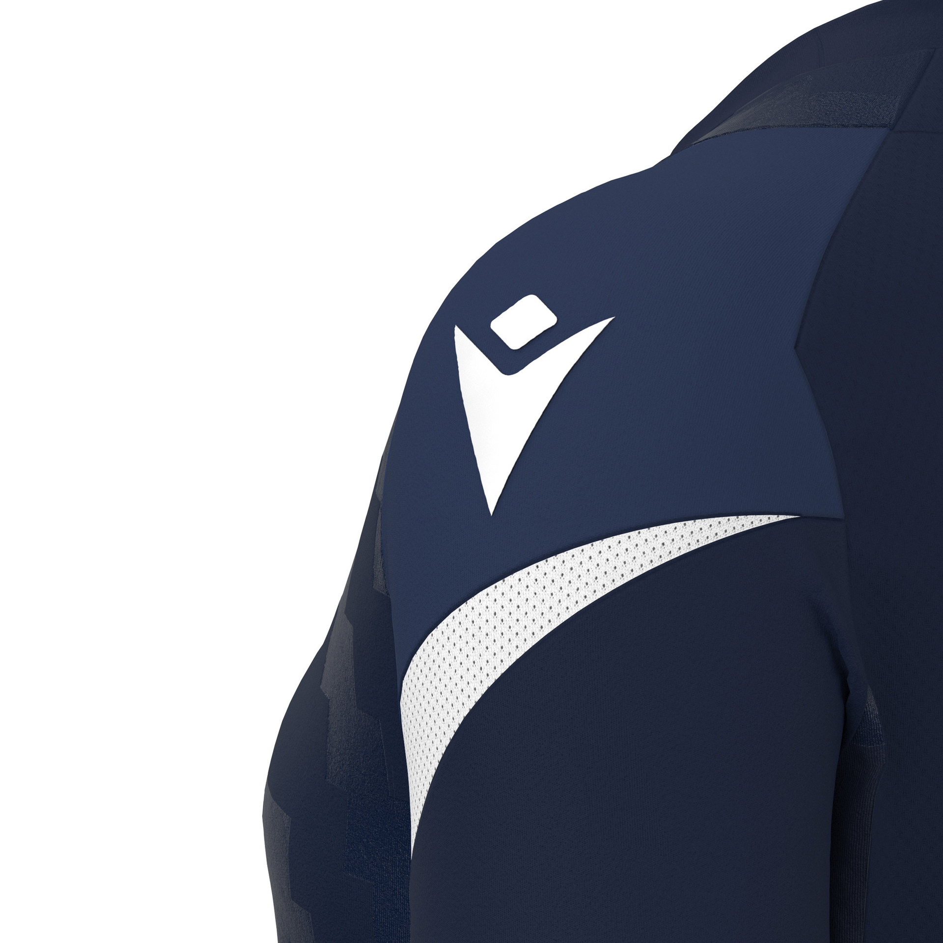 Macron Naga shirt dames - navy/wit, foto 3 van 6