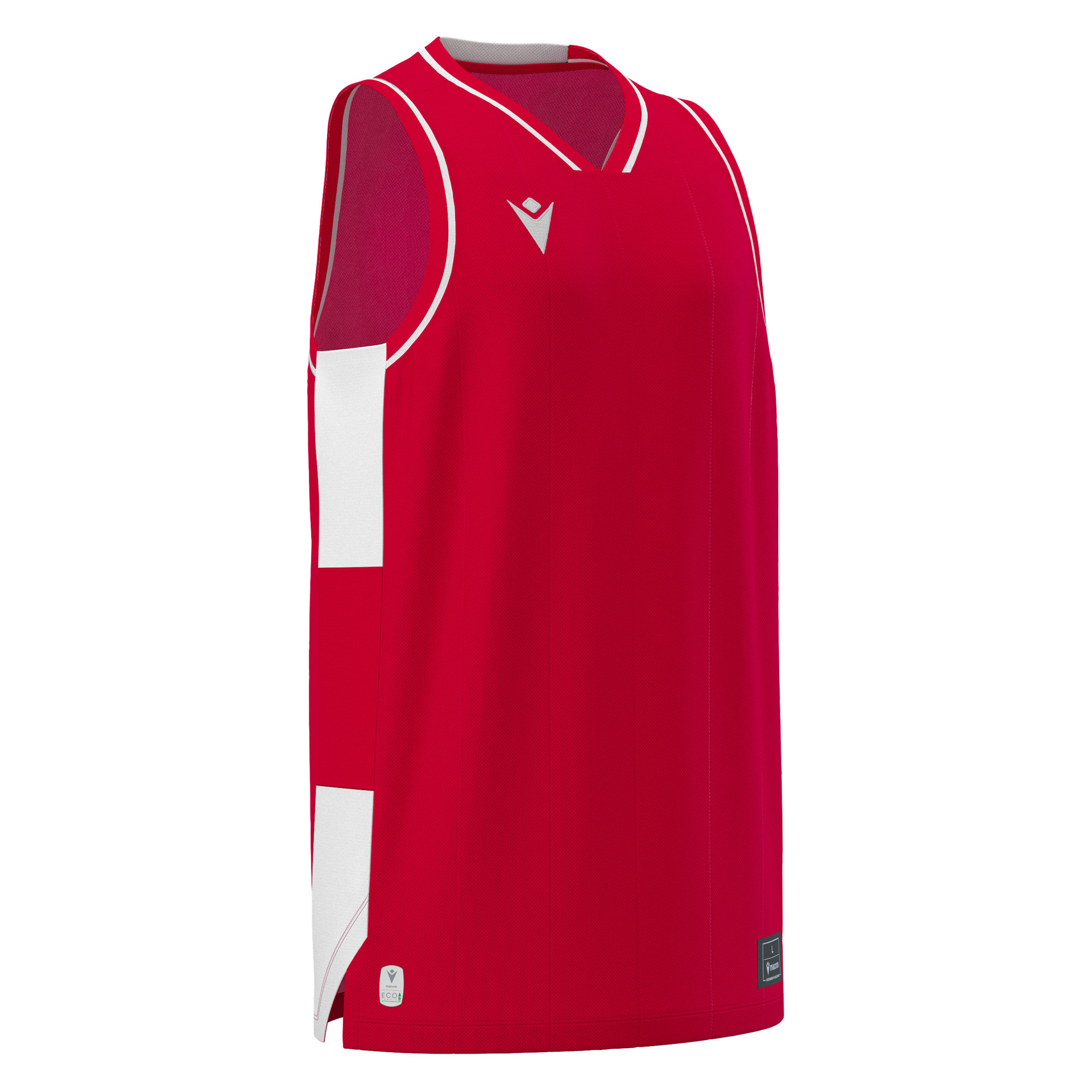 Macron Carbon basketbalshirt - rood