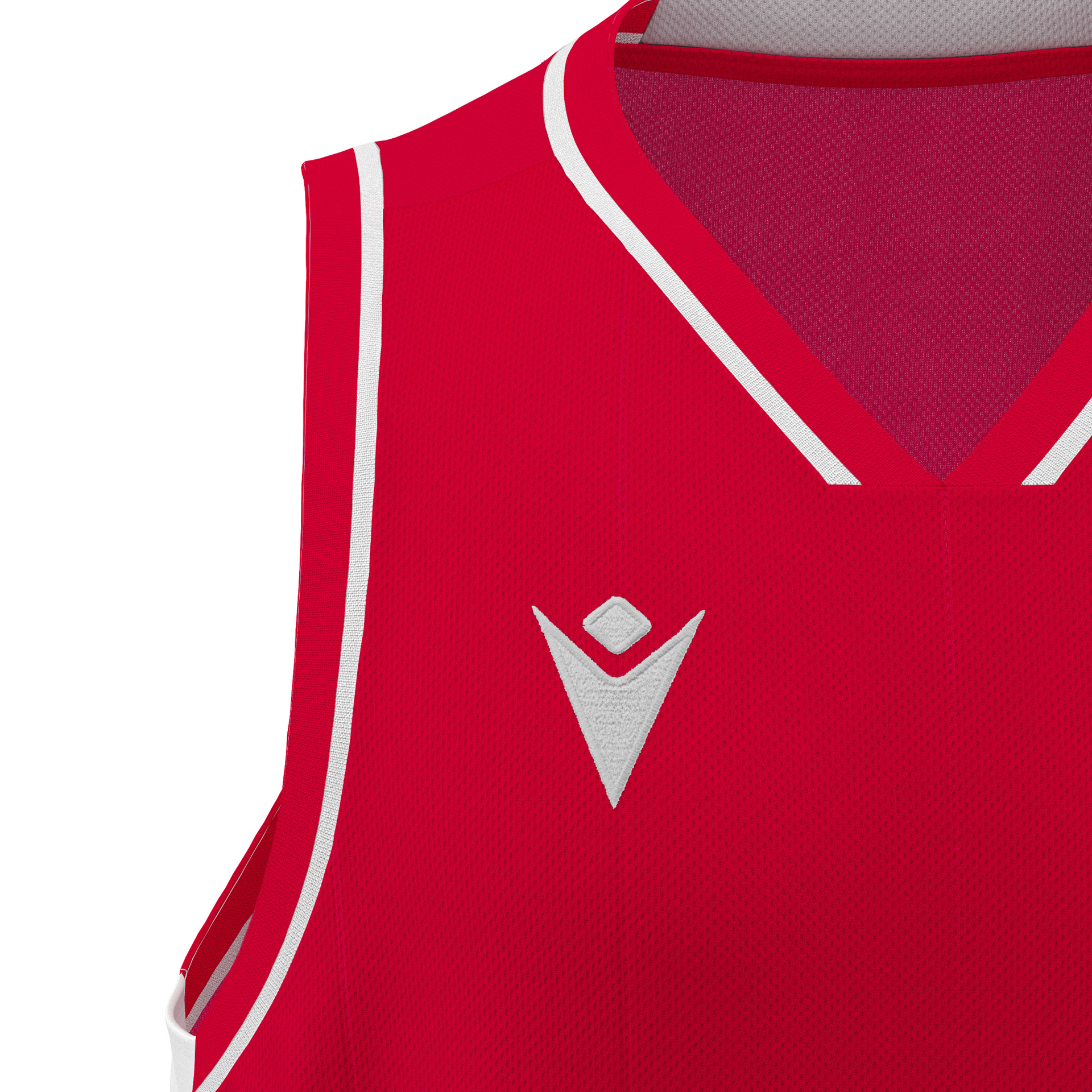Macron Carbon basketbalshirt - rood, foto 4 van 6