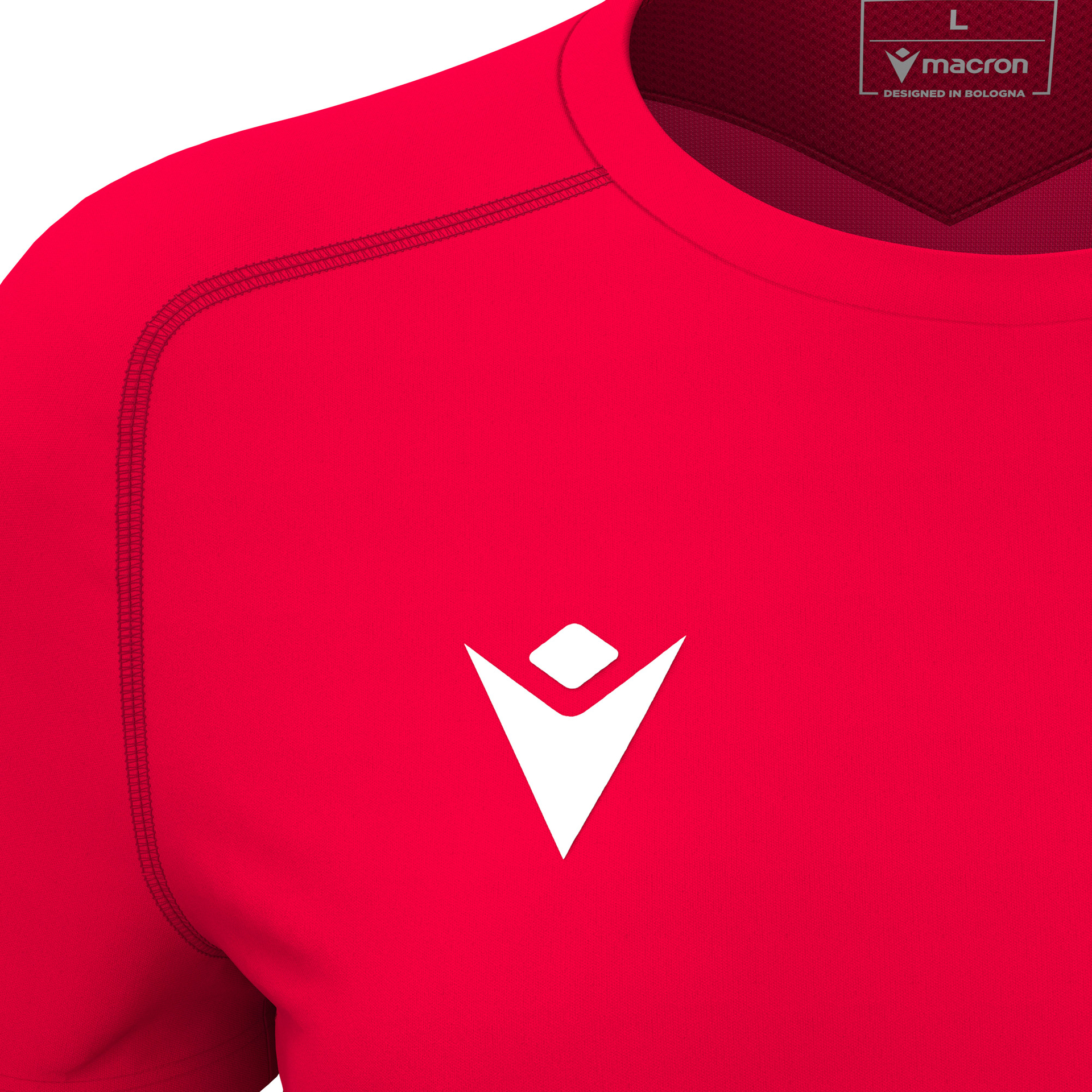 Macron Trophy shirt dames - rood, foto 4 van 6