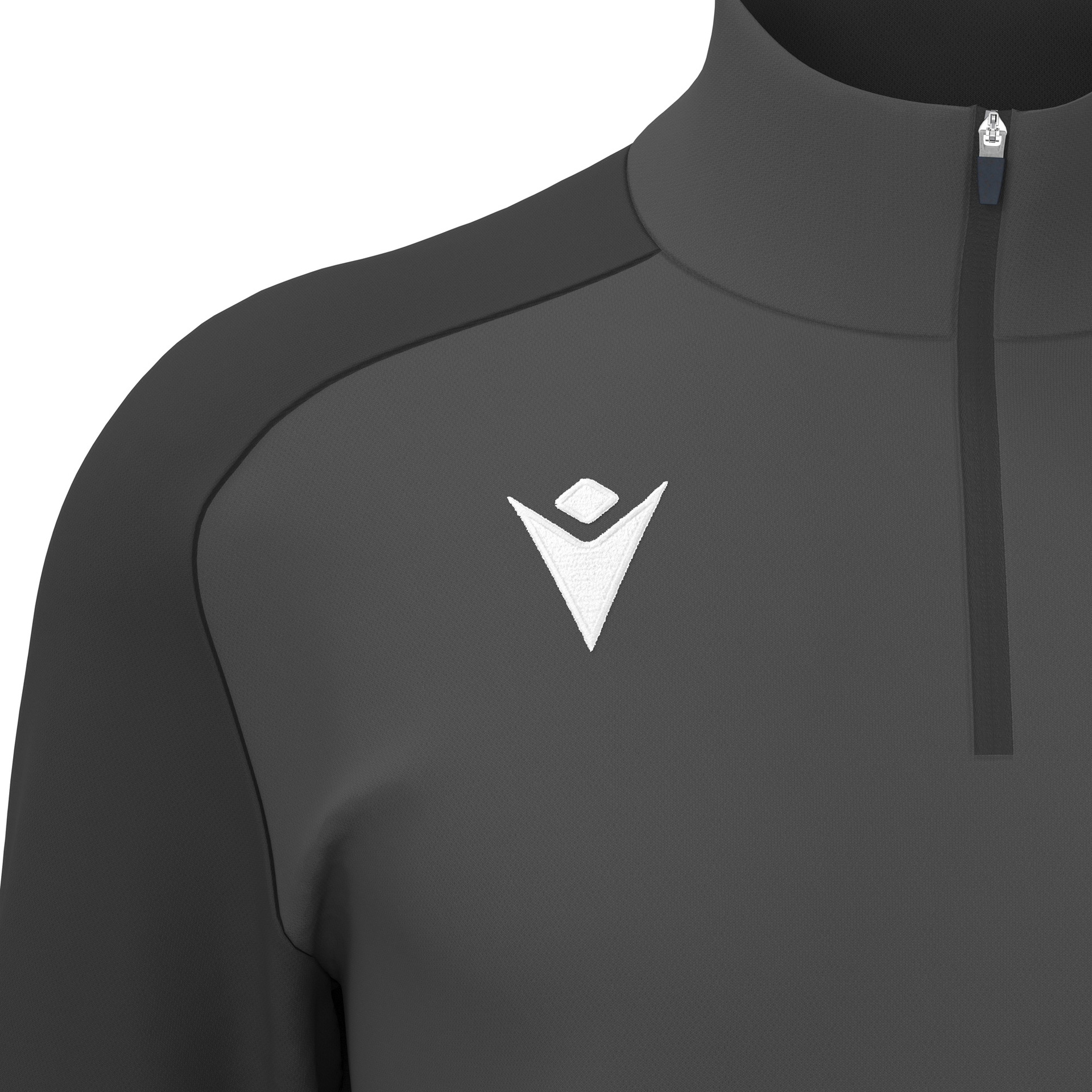 Macron Isen 1/4 Zip Top - antraciet, foto 4 van 5