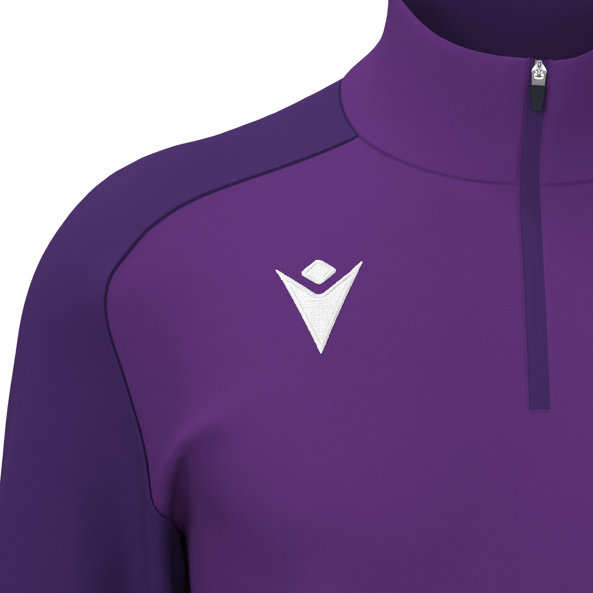 Macron Isen 1/4 Zip Top - paars, foto 5 van 5