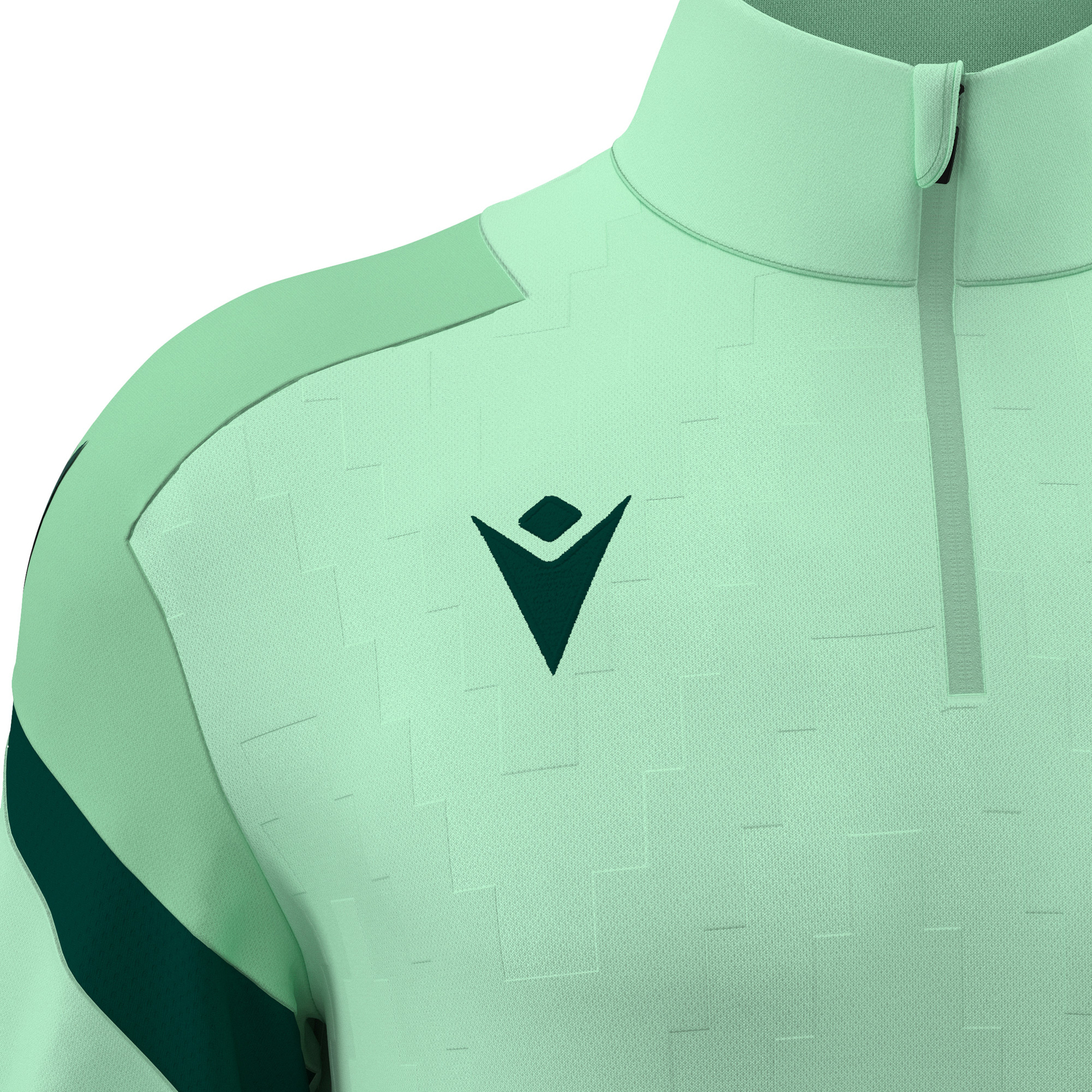 Macron Hollow 1/4 Zip Top - mint, foto 3 van 6