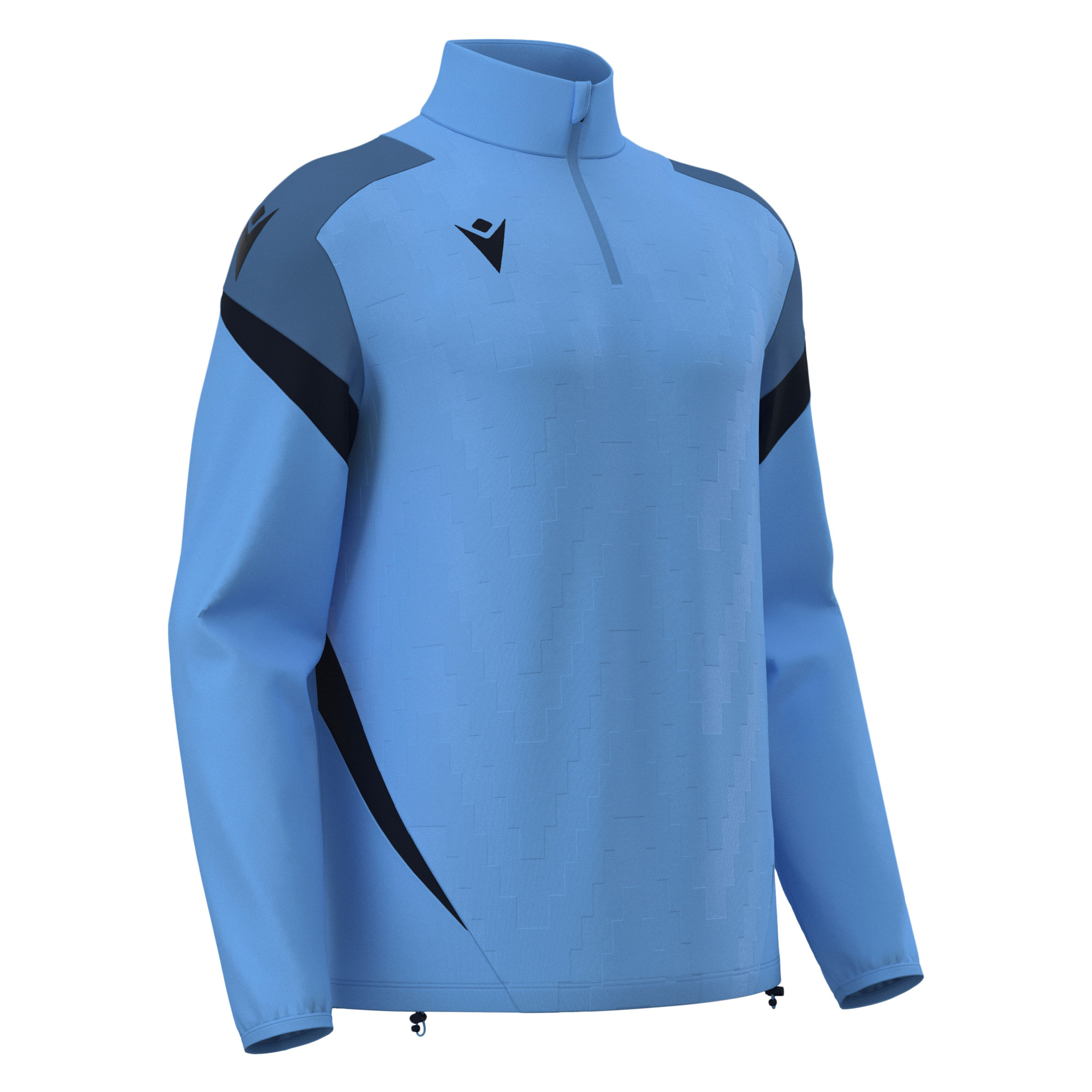 Macron Hollow 1/4 Zip Top - celeste