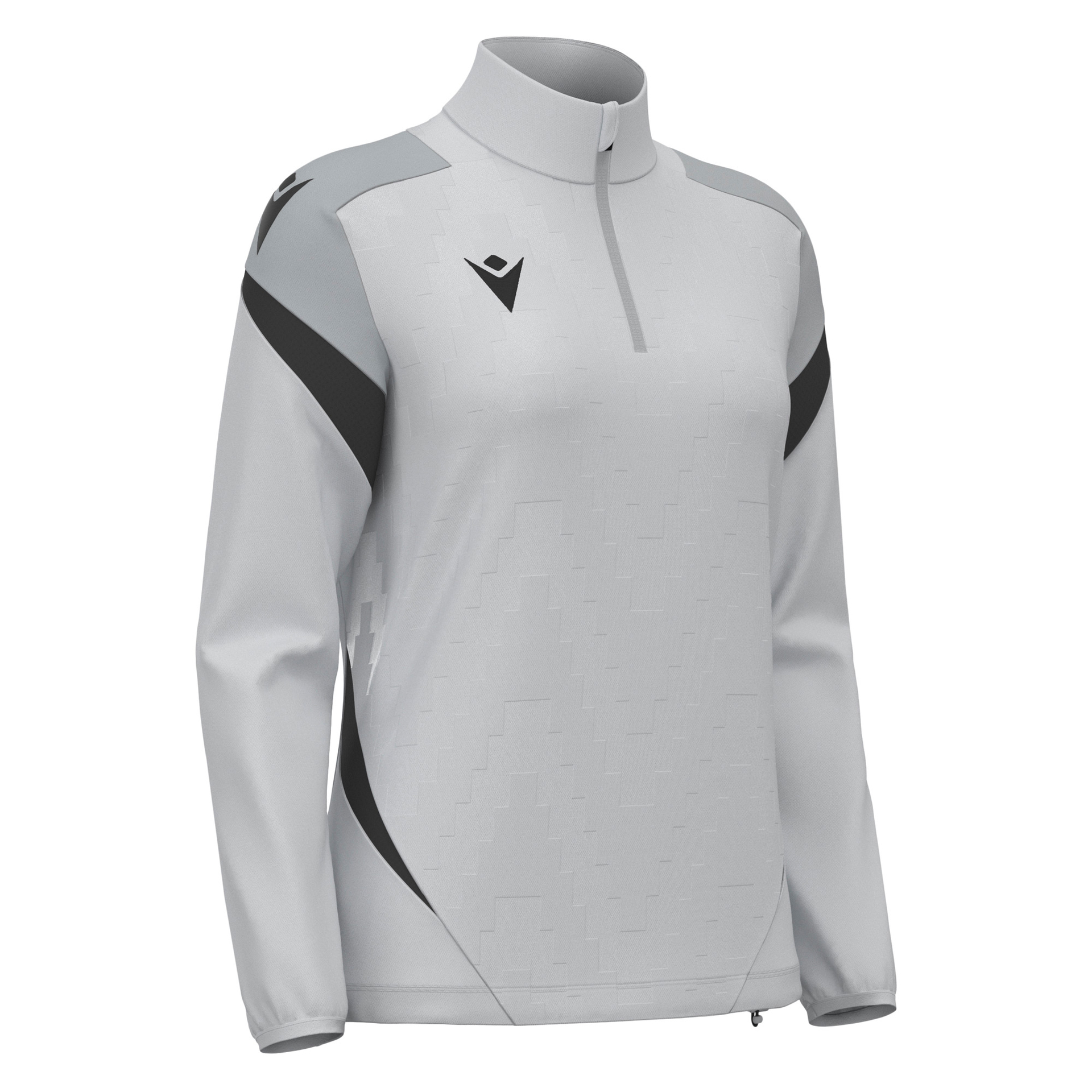 Macron Leona 1/4 Zip Top Dames - grijs