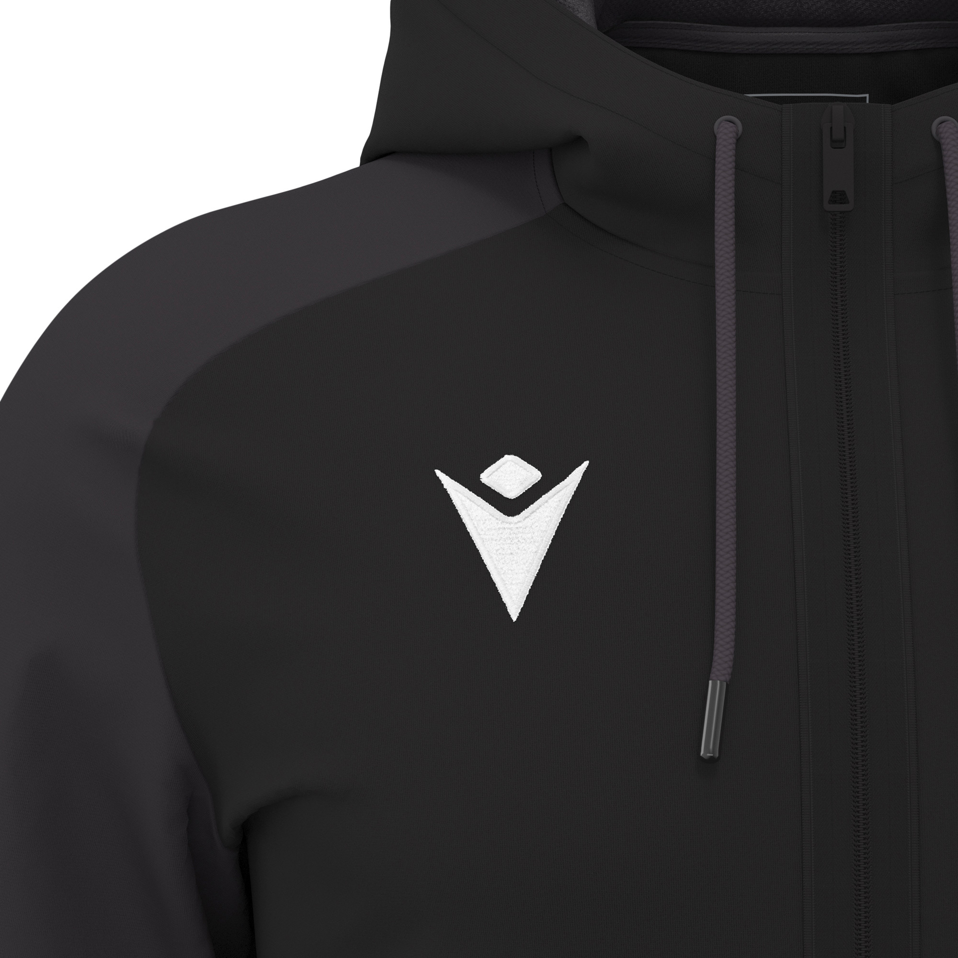Macron Chronos Full Zip Hoodie - zwart, foto 4 van 6
