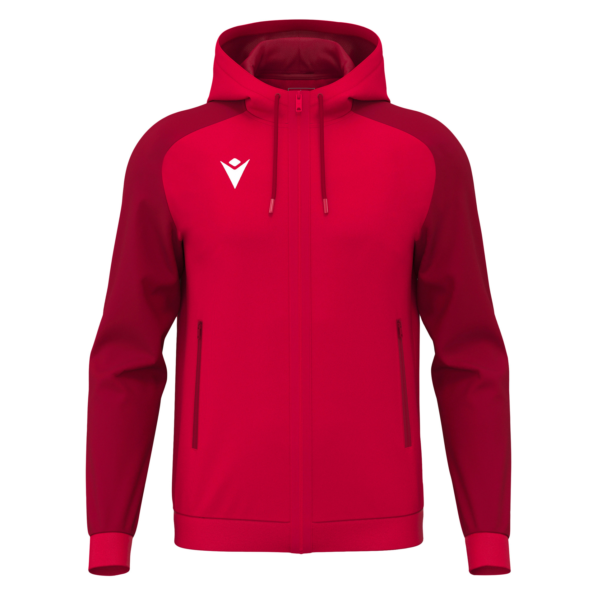 Macron Chronos Full Zip Hoodie - rood, foto 3 van 6
