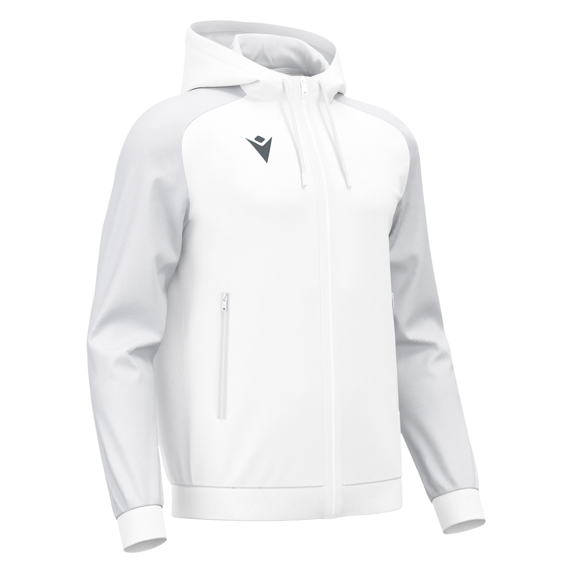 Macron Chronos Full Zip Hoodie - wit
