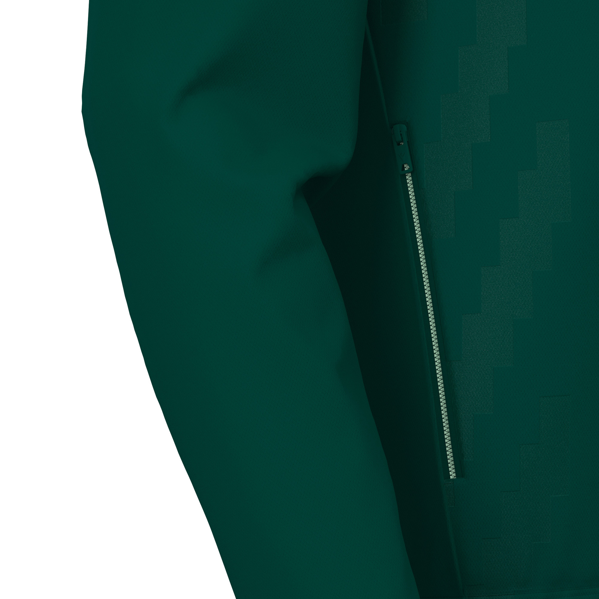 Macron Odin Full Zip Top - donkergroen, foto 5 van 6