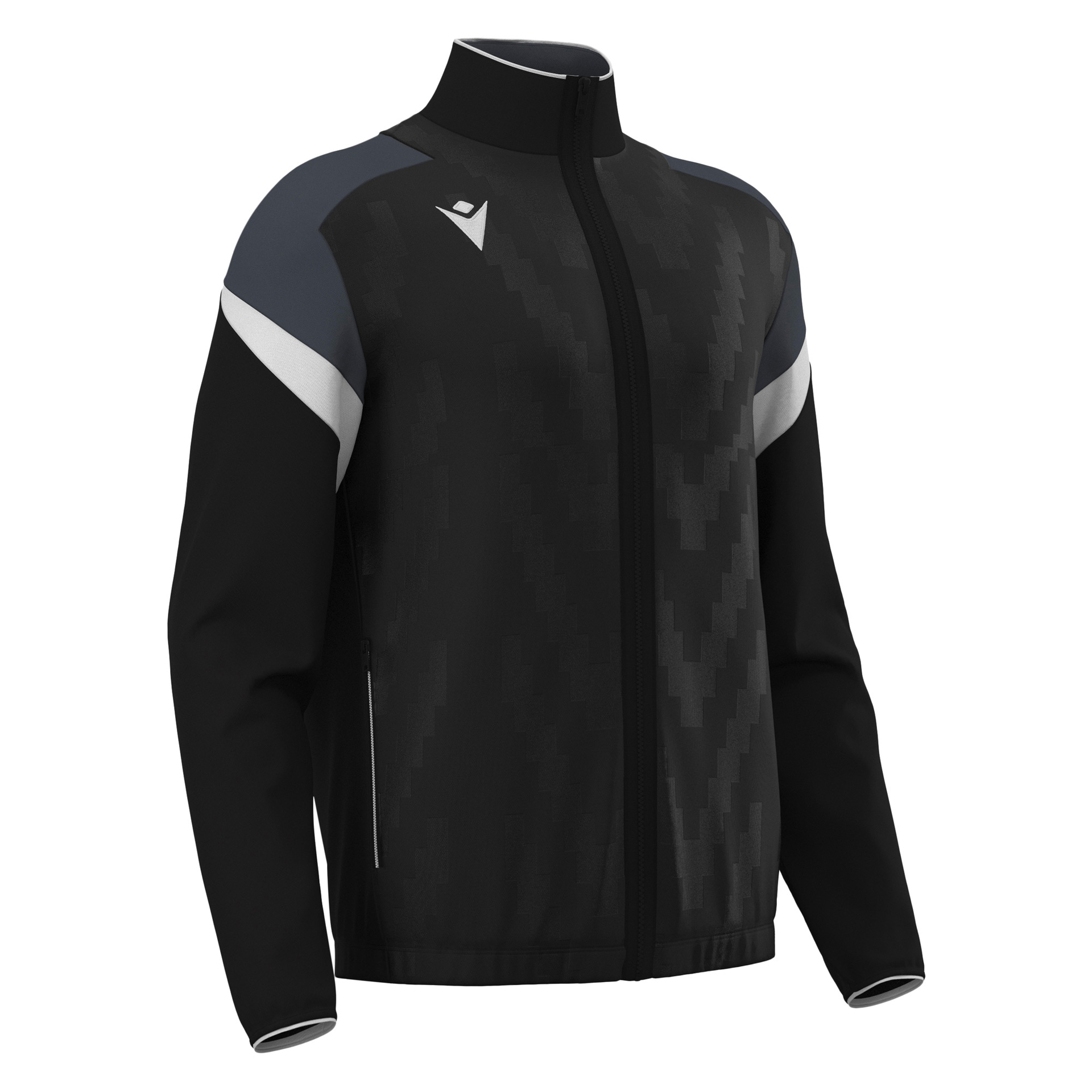 Macron Odin Full Zip Top - zwart/wit