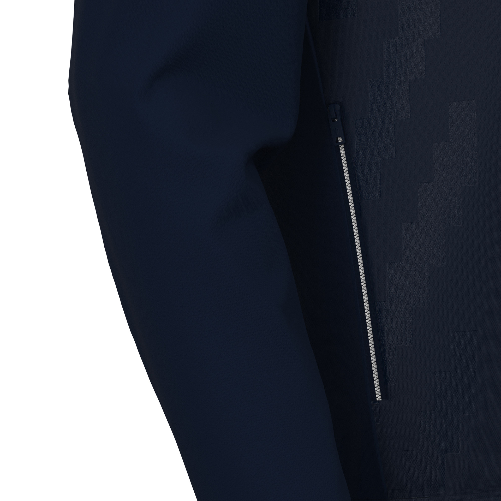 Macron Odin Full Zip Top - navy/wit, foto 5 van 6