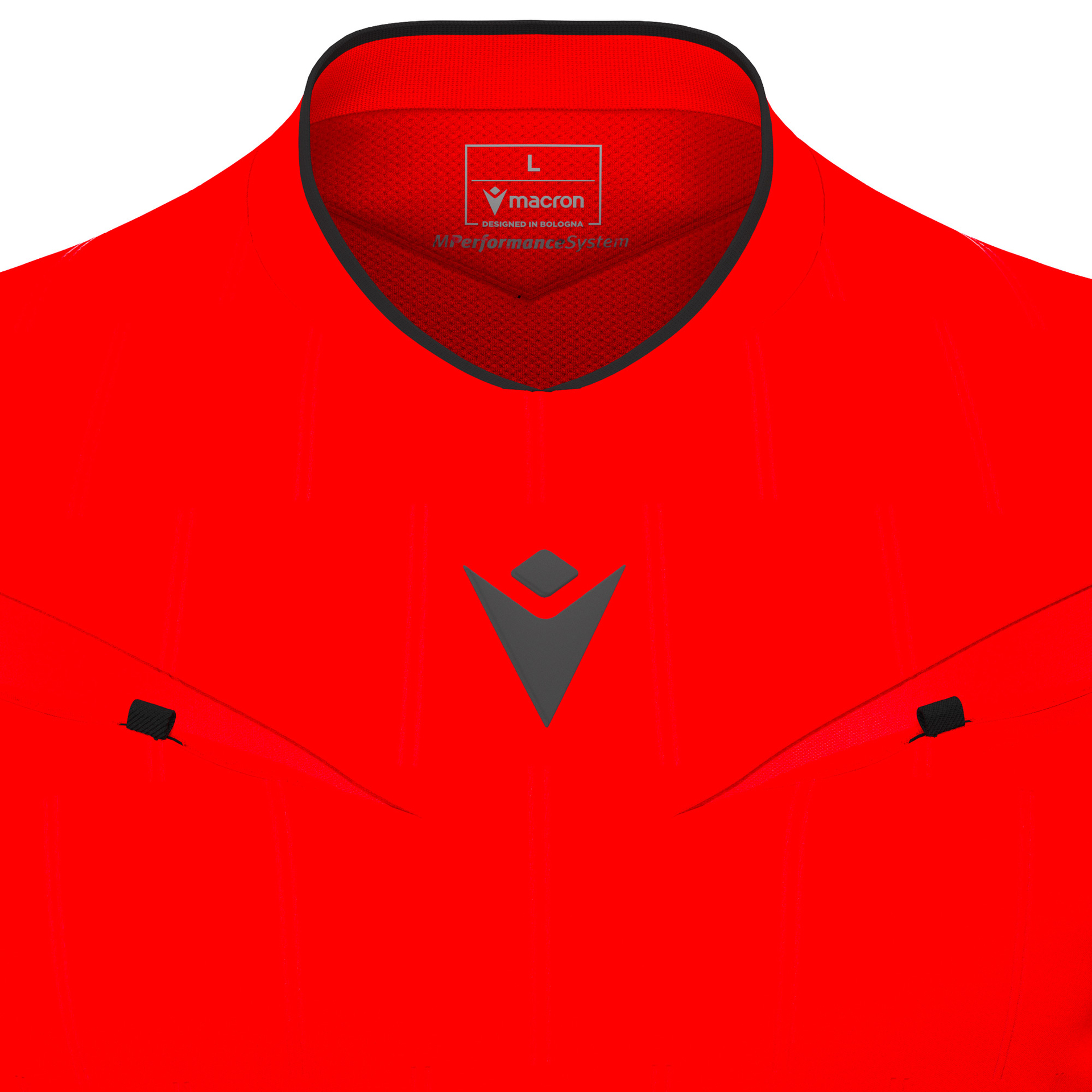 Macron Mendez scheidsrechtersshirt - rood, foto 4 van 6