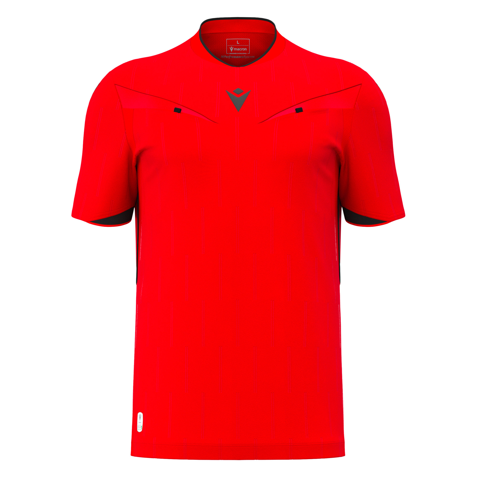 Macron Mendez scheidsrechtersshirt - rood, foto 2 van 6