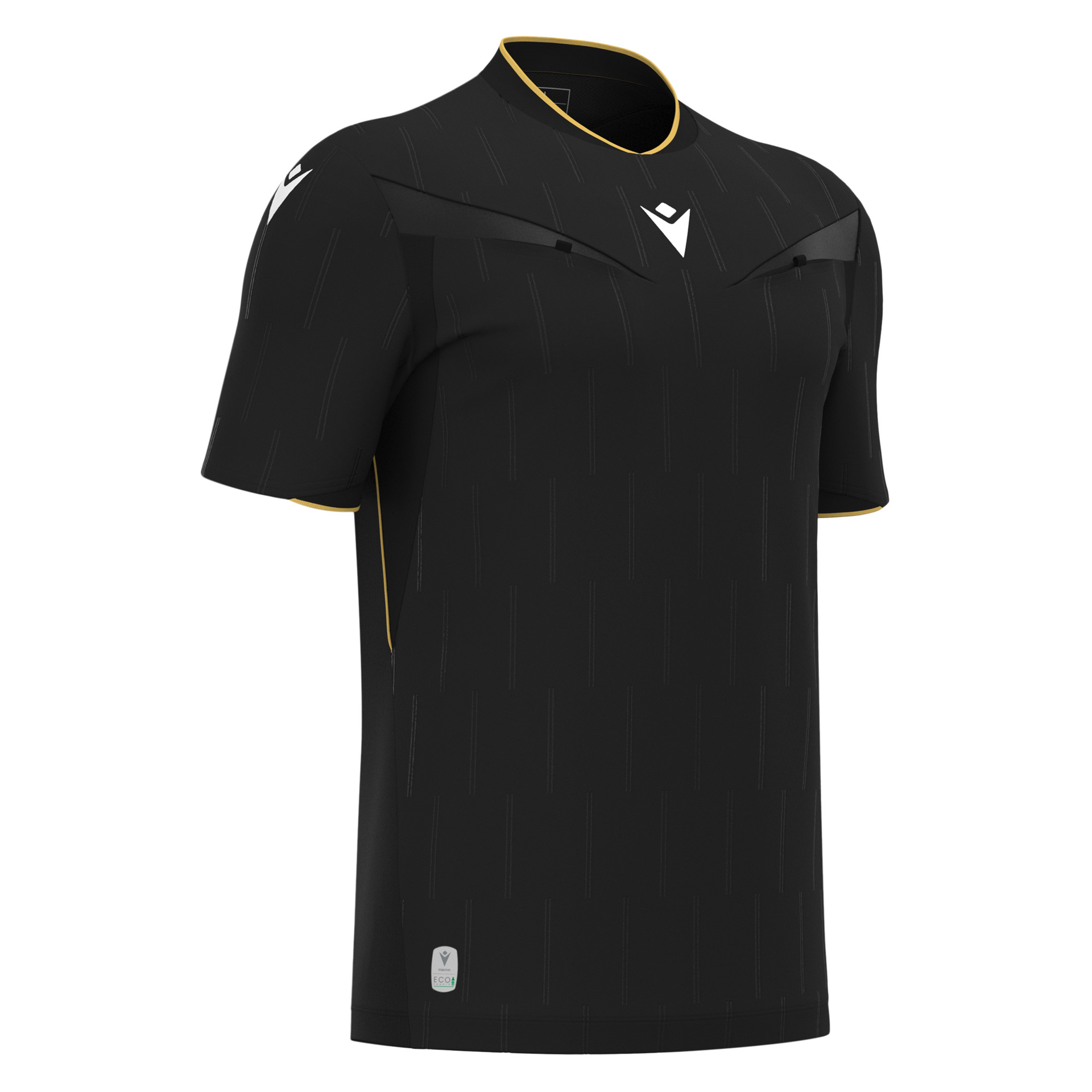 Macron Mendez scheidsrechtersshirt - zwart