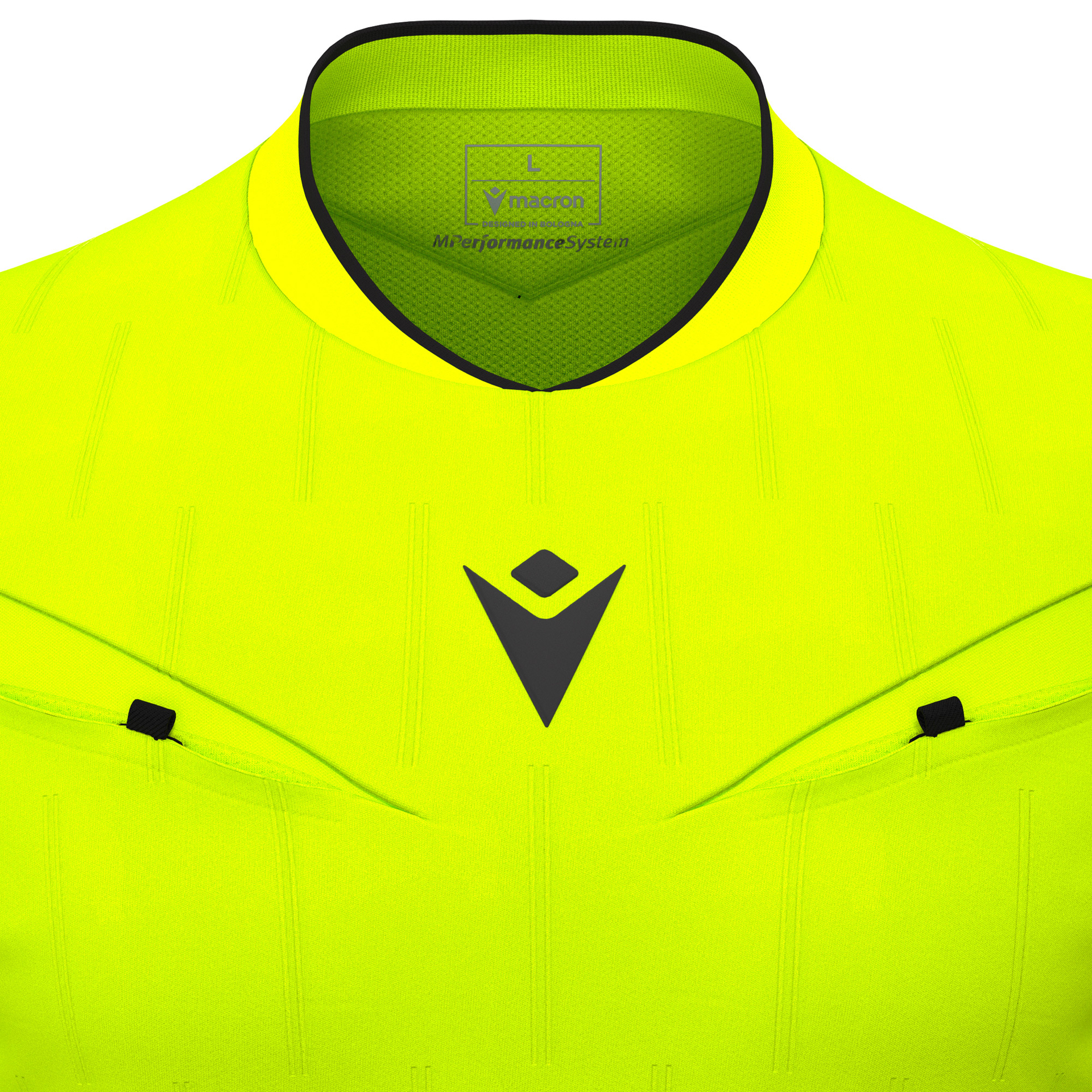 Macron Mendez scheidsrechtersshirt - neon geel, foto 4 van 6