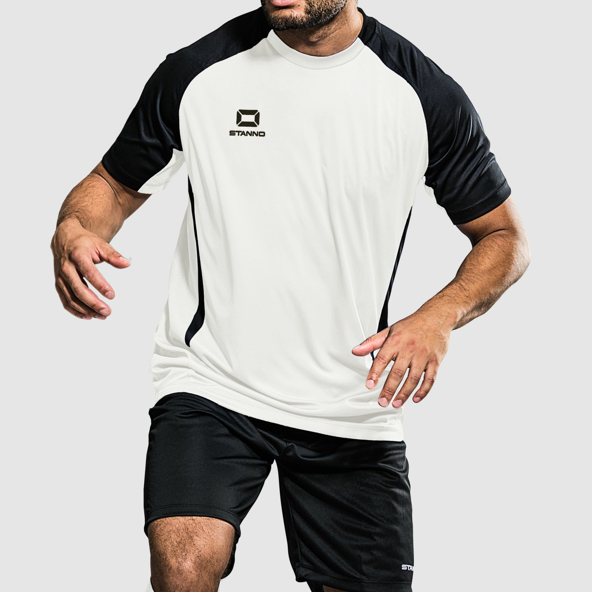 Stanno Stadio shirt - wit/zwart, foto 2 van 5