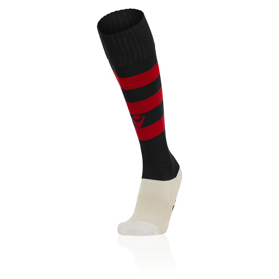 Macron Hoops sok - zwart/rood