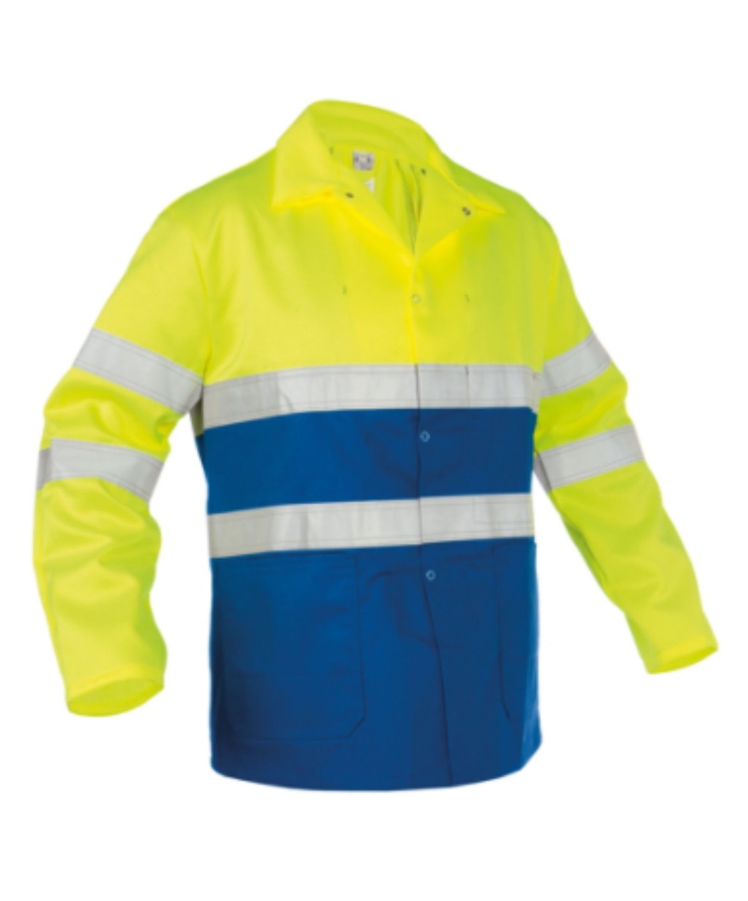 Werkjas Lins navy/oranje