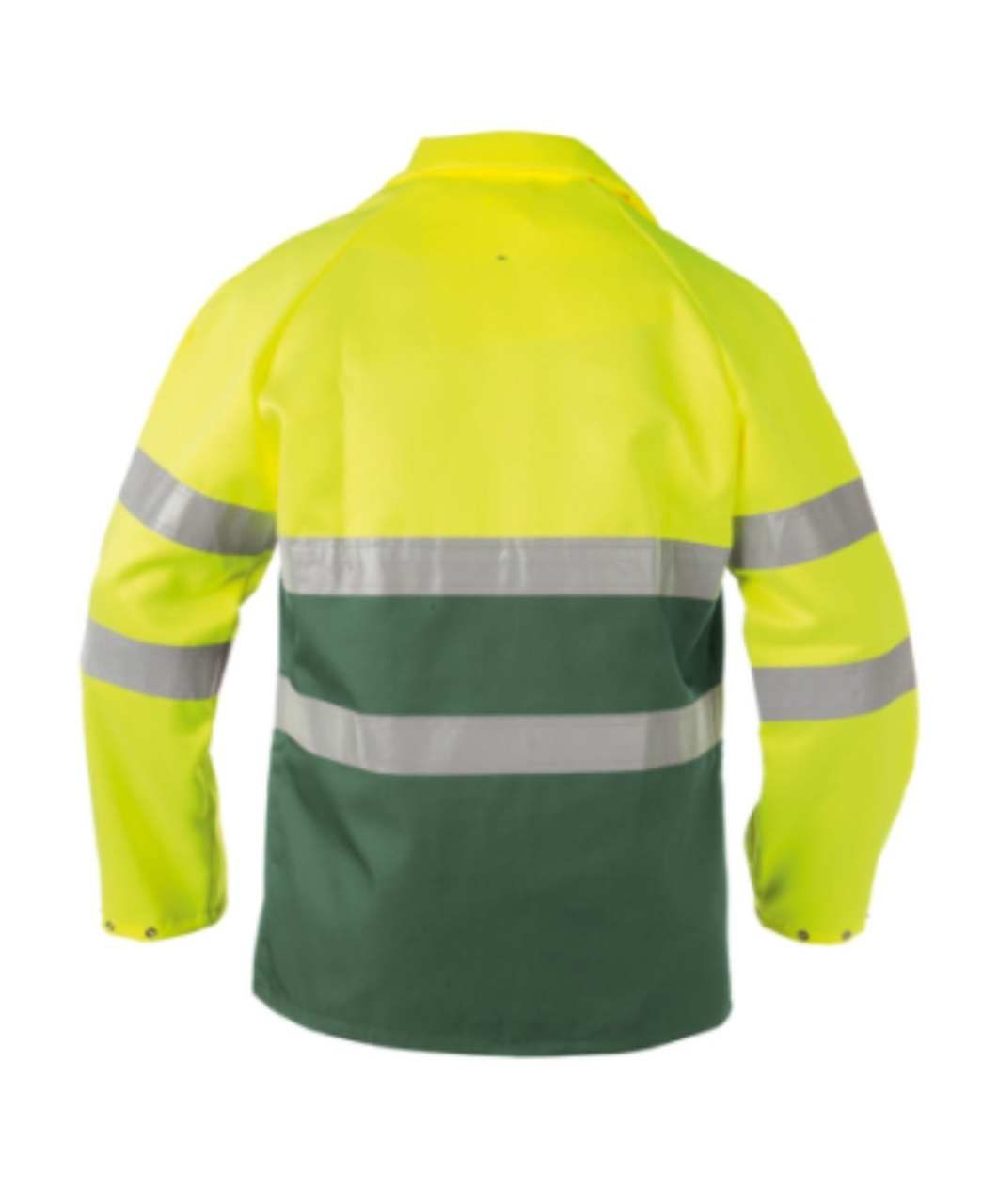 Werkjas Lins groen/geel, foto 2 van 2