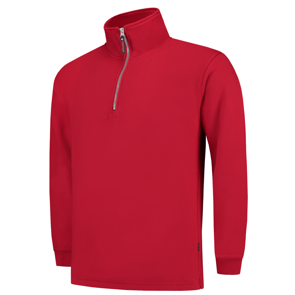 Tricorp Sweater Ritskraag - rood