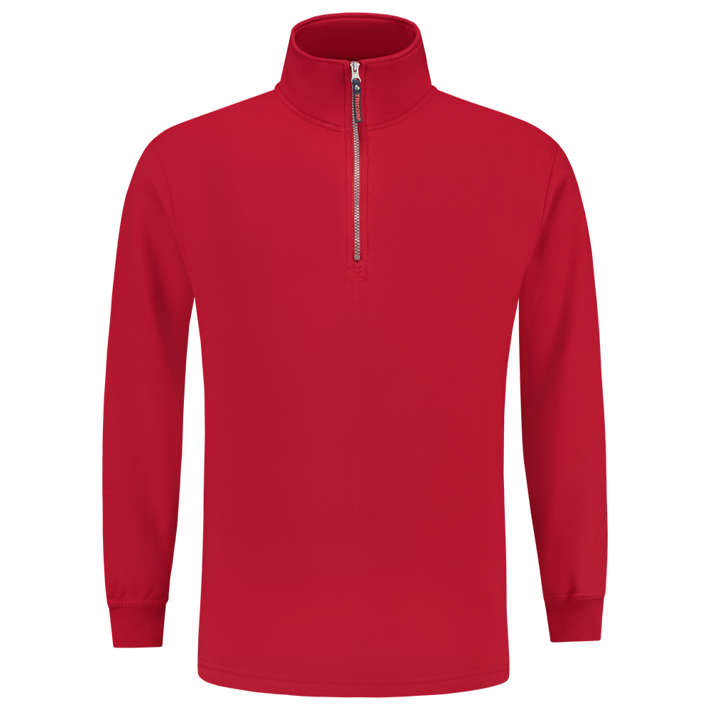 Tricorp Sweater Ritskraag - rood, foto 2 van 5