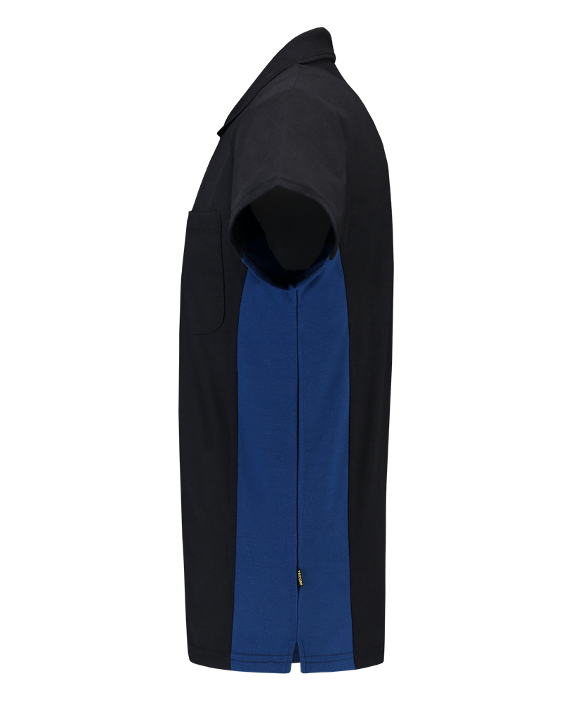 Tricorp Poloshirt Bicolor Borstzak - navy/blauw, foto 5 van 5