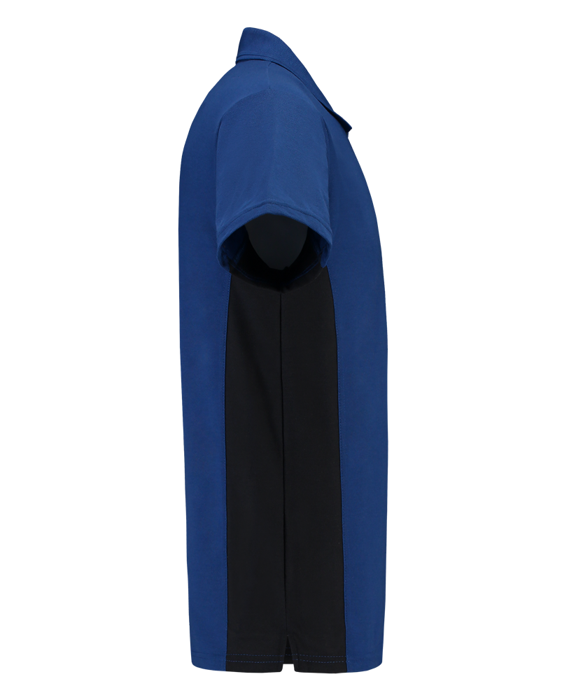 Tricorp Poloshirt Bicolor Borstzak - blauw/navy, foto 4 van 5