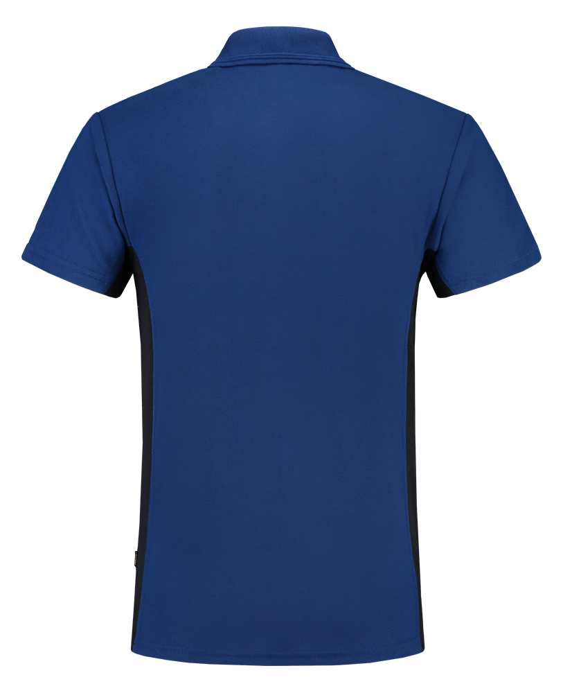 Tricorp Poloshirt Bicolor Borstzak - blauw/navy, foto 3 van 5