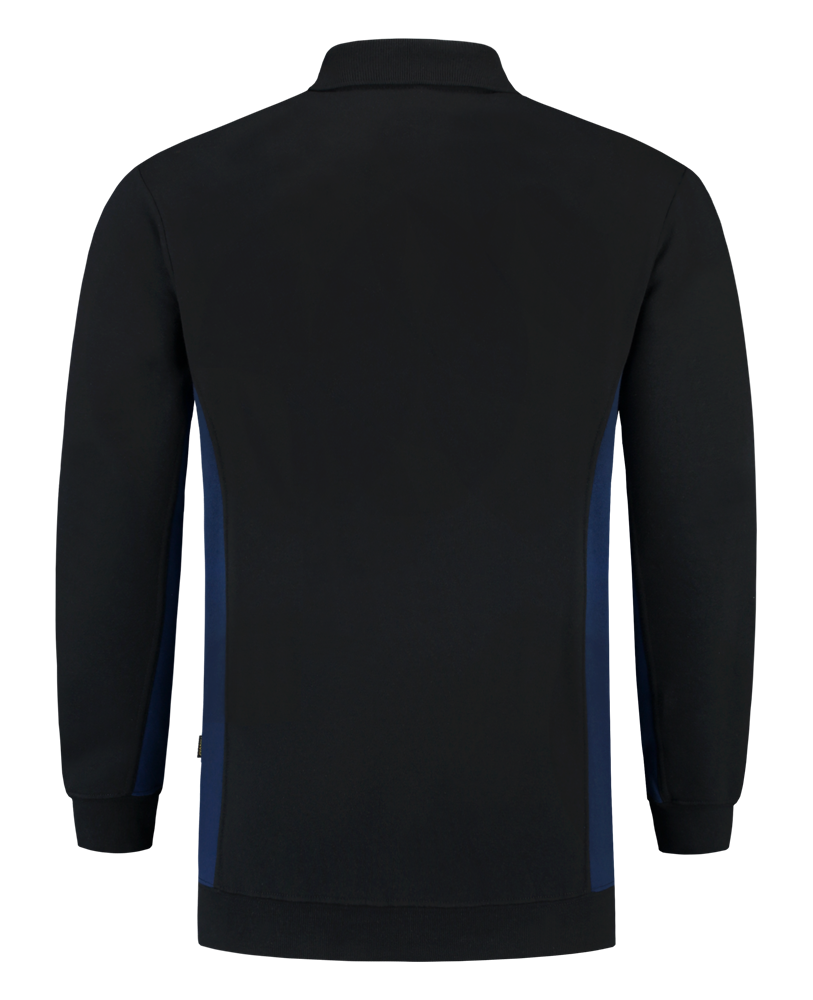 Tricorp Polosweater Bicolor Borstzak - navy/blauw, foto 3 van 5