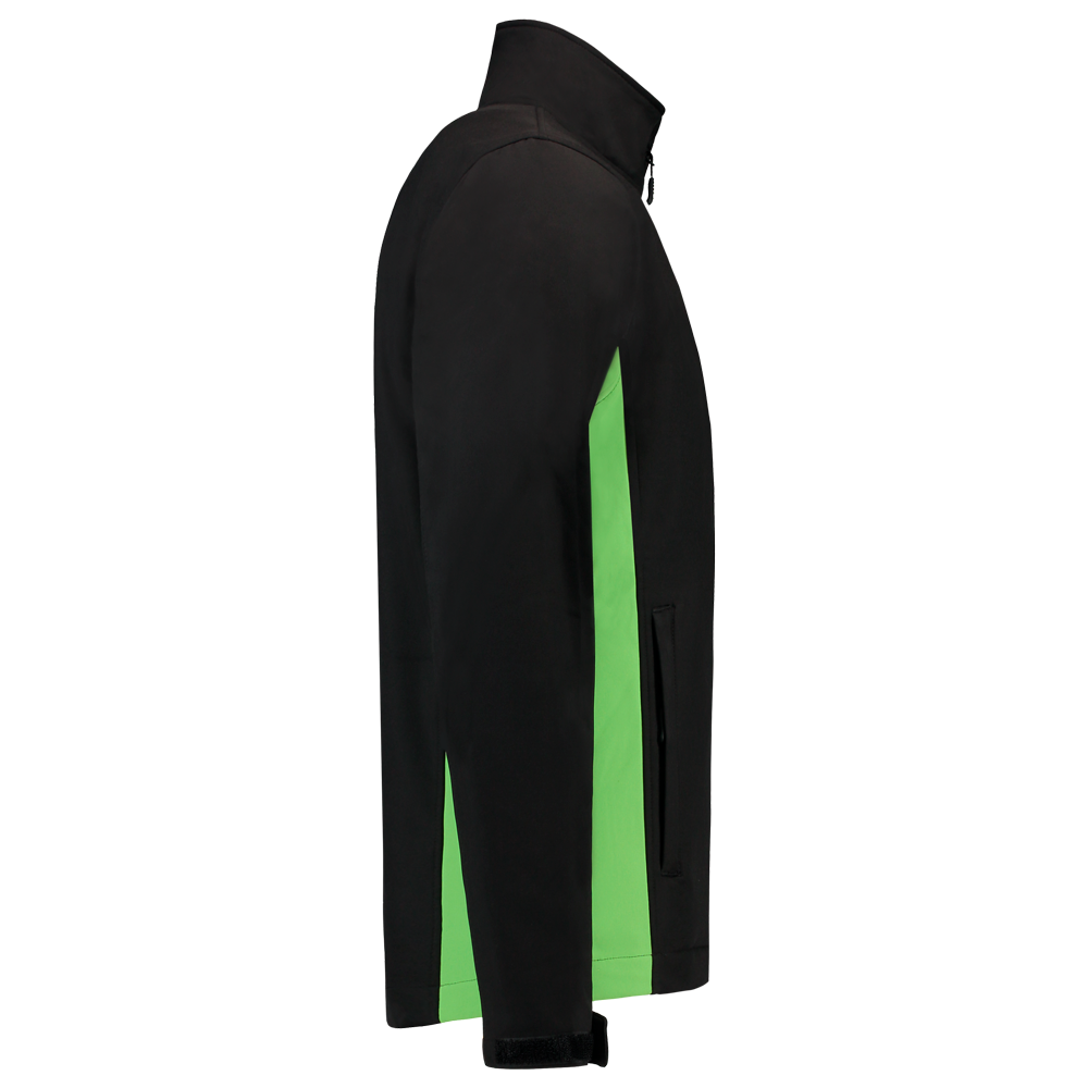 Tricorp Softshell Bicolor - zwart/turquoise, foto 4 van 5