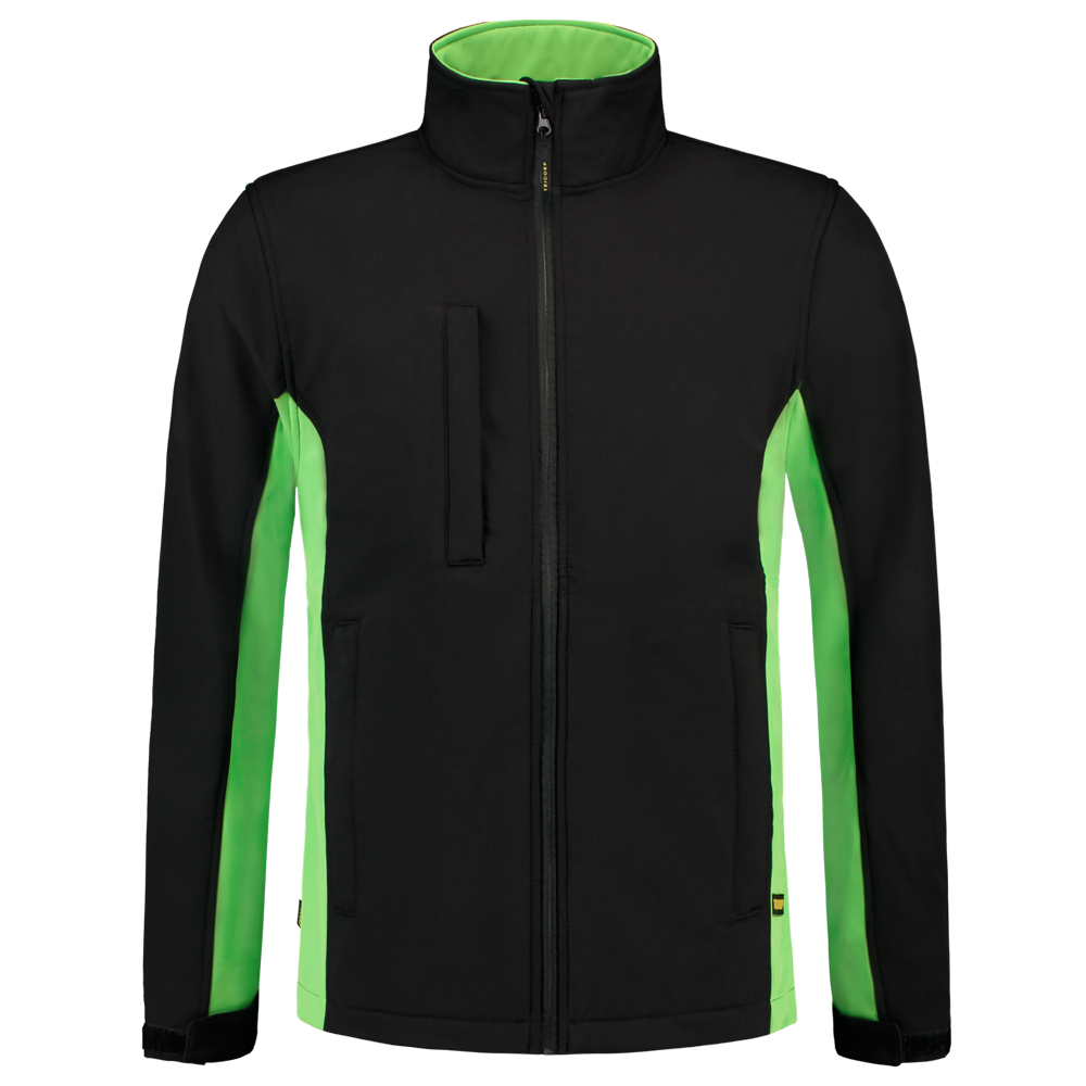 Tricorp Softshell Bicolor - zwart/turquoise, foto 2 van 5