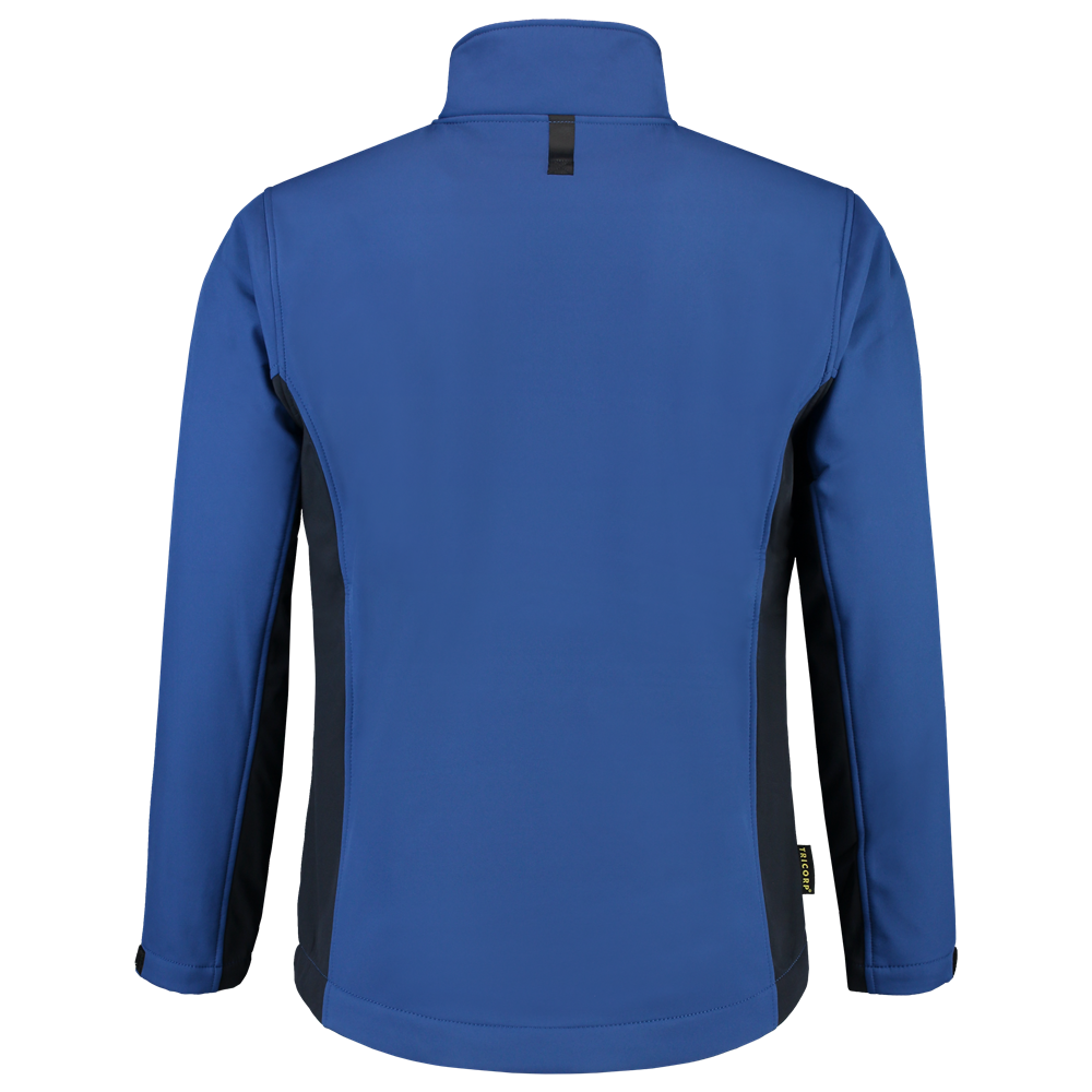 Tricorp Softshell Bicolor - blauw/navy, foto 3 van 5