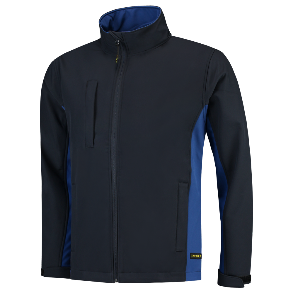 Tricorp Softshell Bicolor - navy/blauw