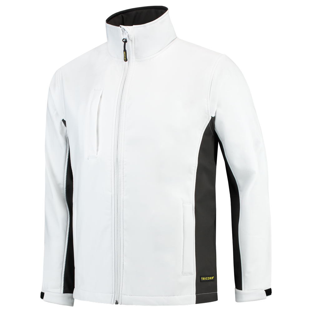 Tricorp Softshell Bicolor - wit/grijs
