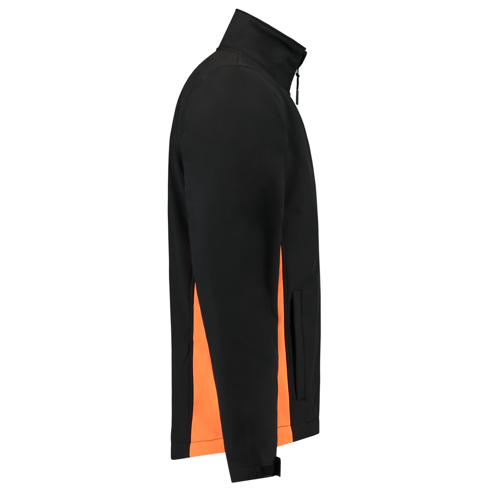 Tricorp Softshell Bicolor - zwart/oranje, foto 4 van 5