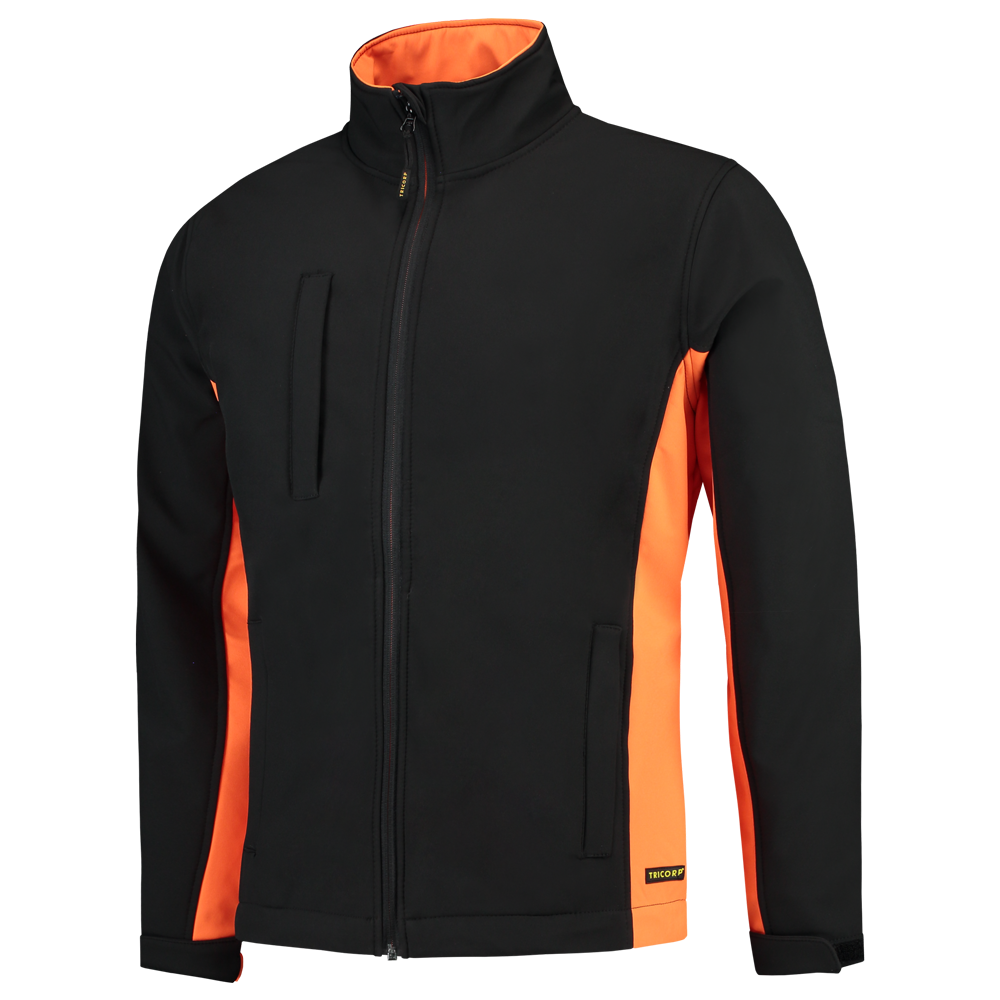 Tricorp Softshell Bicolor - zwart/oranje
